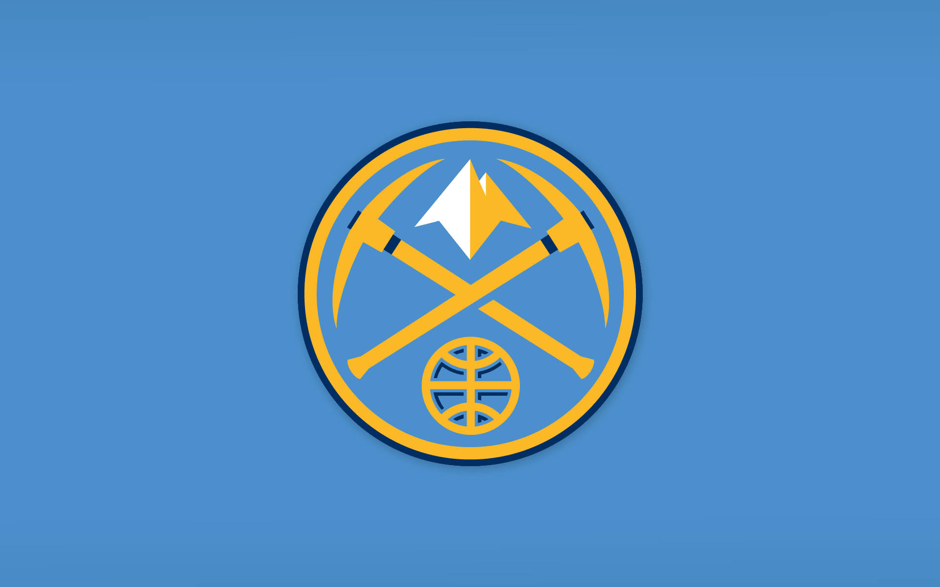 Denver Nuggets  Logo 4K wallpaper download