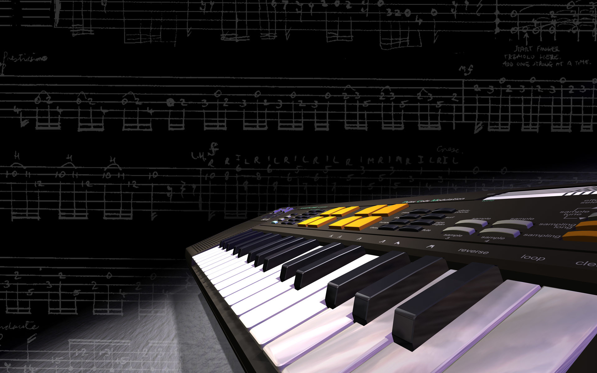Music Keyboard wallpapers and stock photos 1920x1200