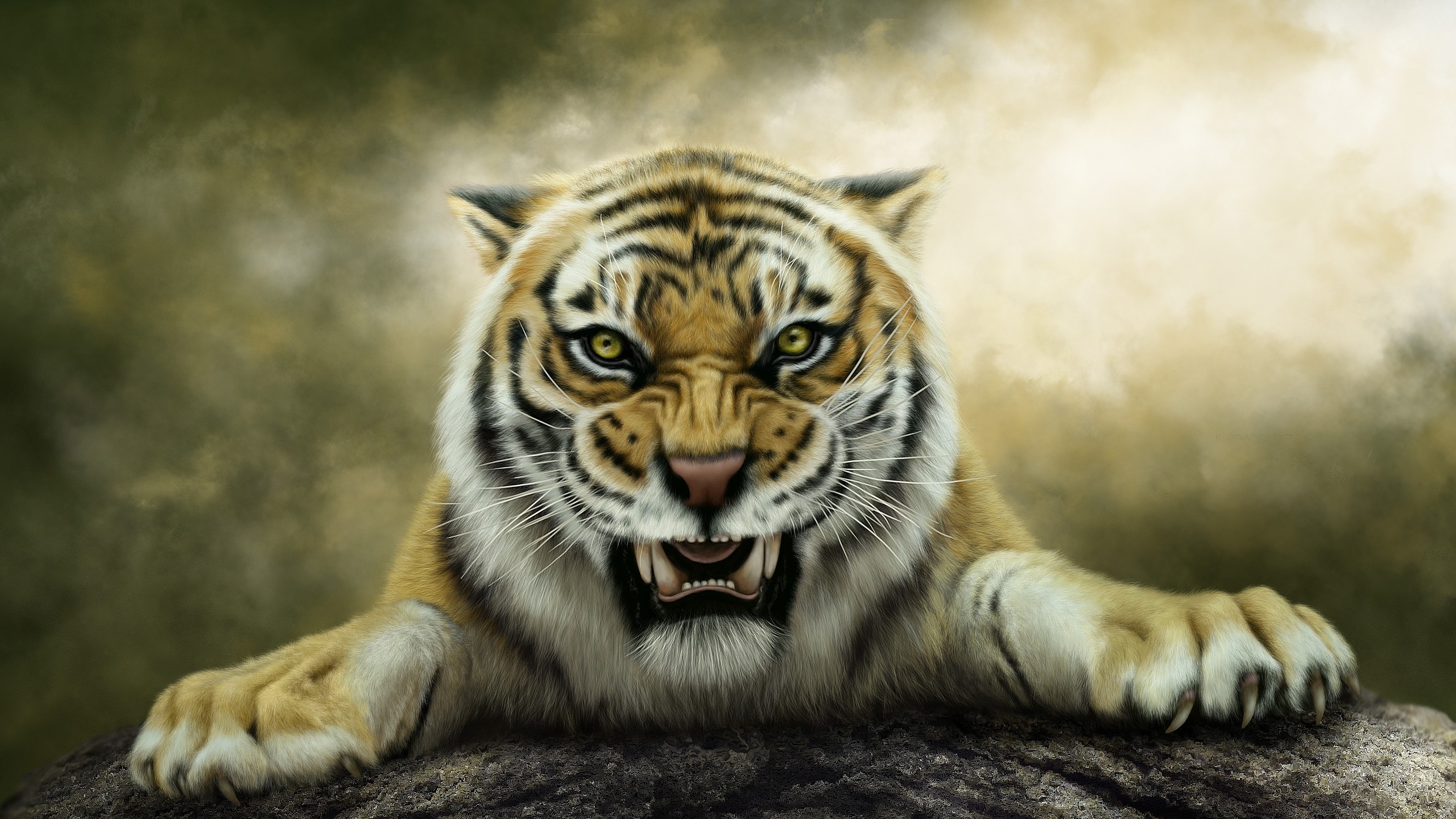 Animals / Tiger Wallpaper 2560x1440