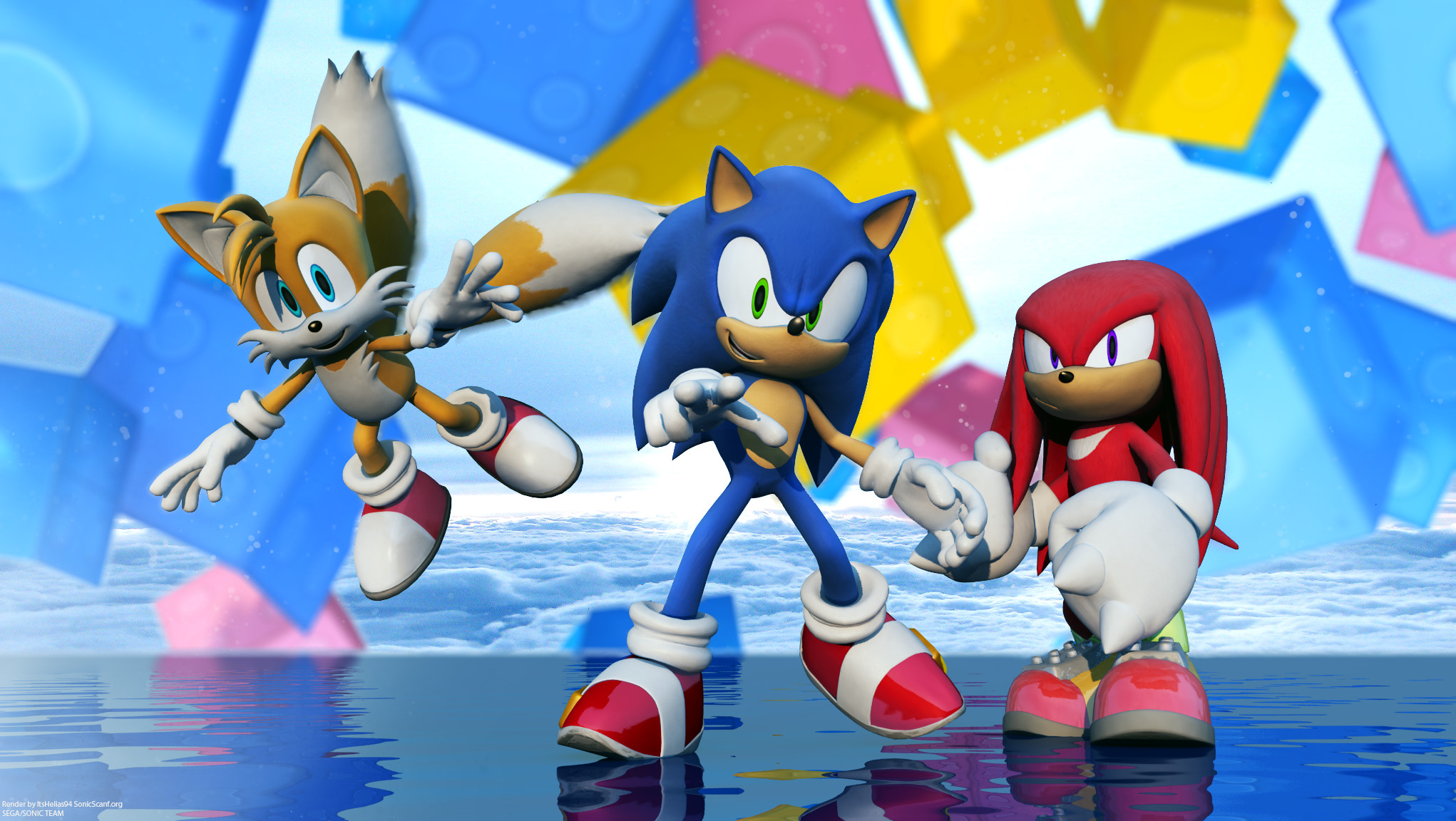 Download Sonic the Hedgehog and friends in action Wallpaper  Wallpaperscom
