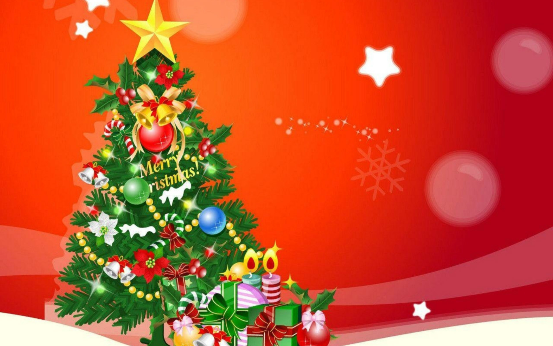 Free Christmas Tree Desktop Wallpaper