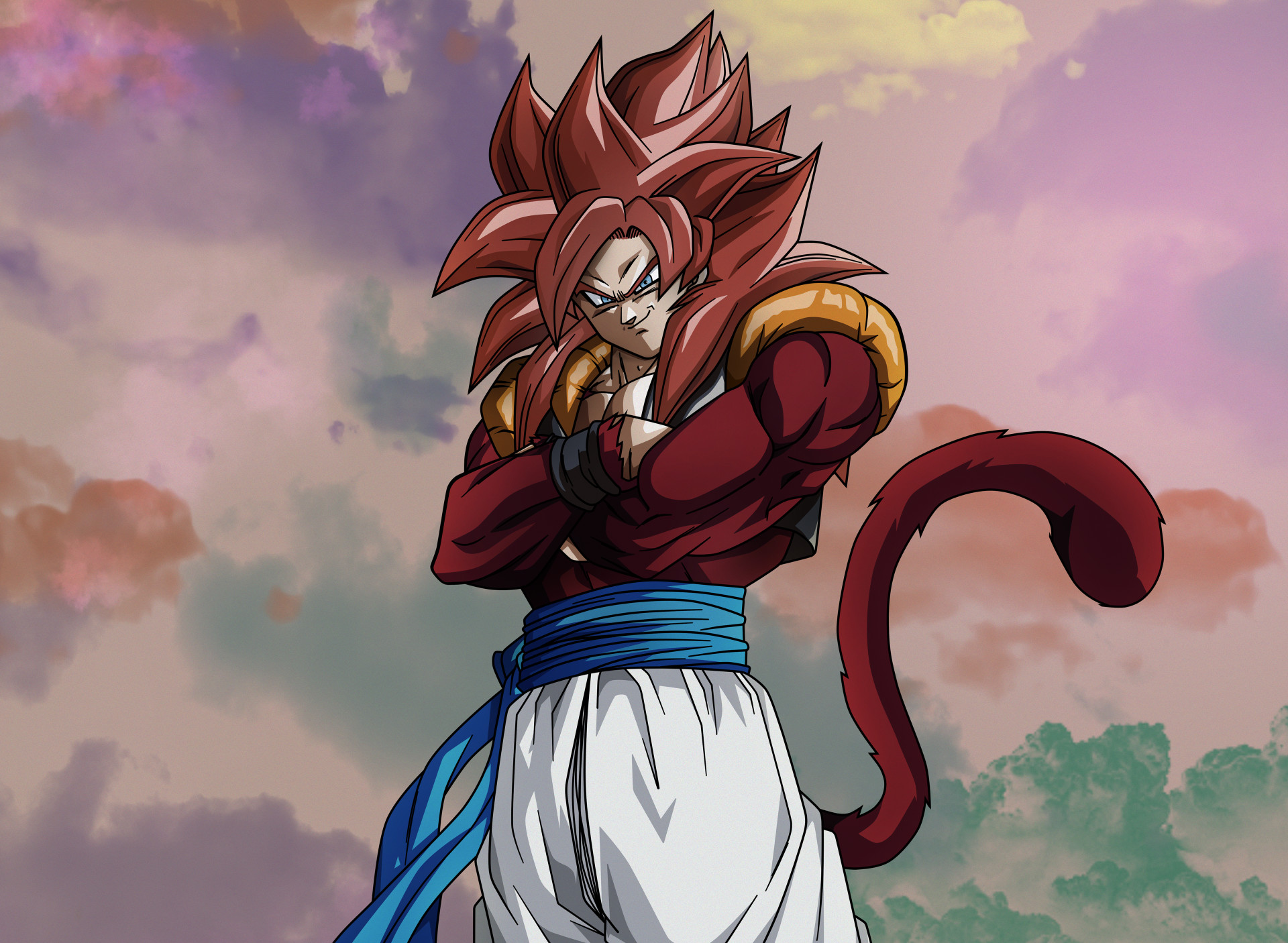 Character Wallpaper - Super Saiyan 4 Gogeta | Poster