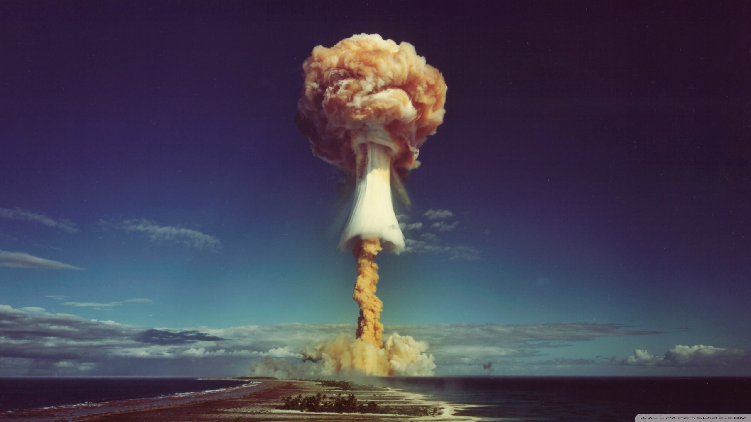 Nuclear Blast city HD phone wallpaper  Peakpx