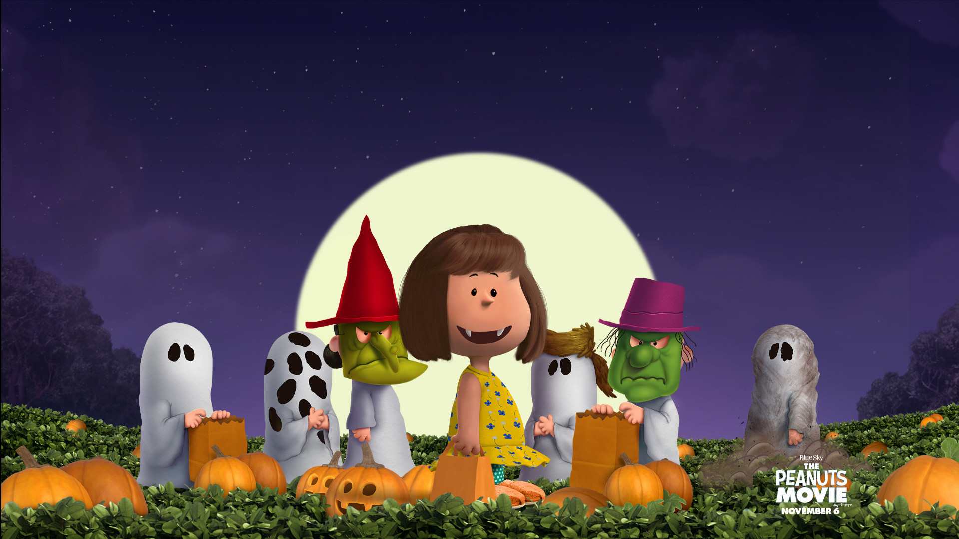 free peanuts halloween backgrounds