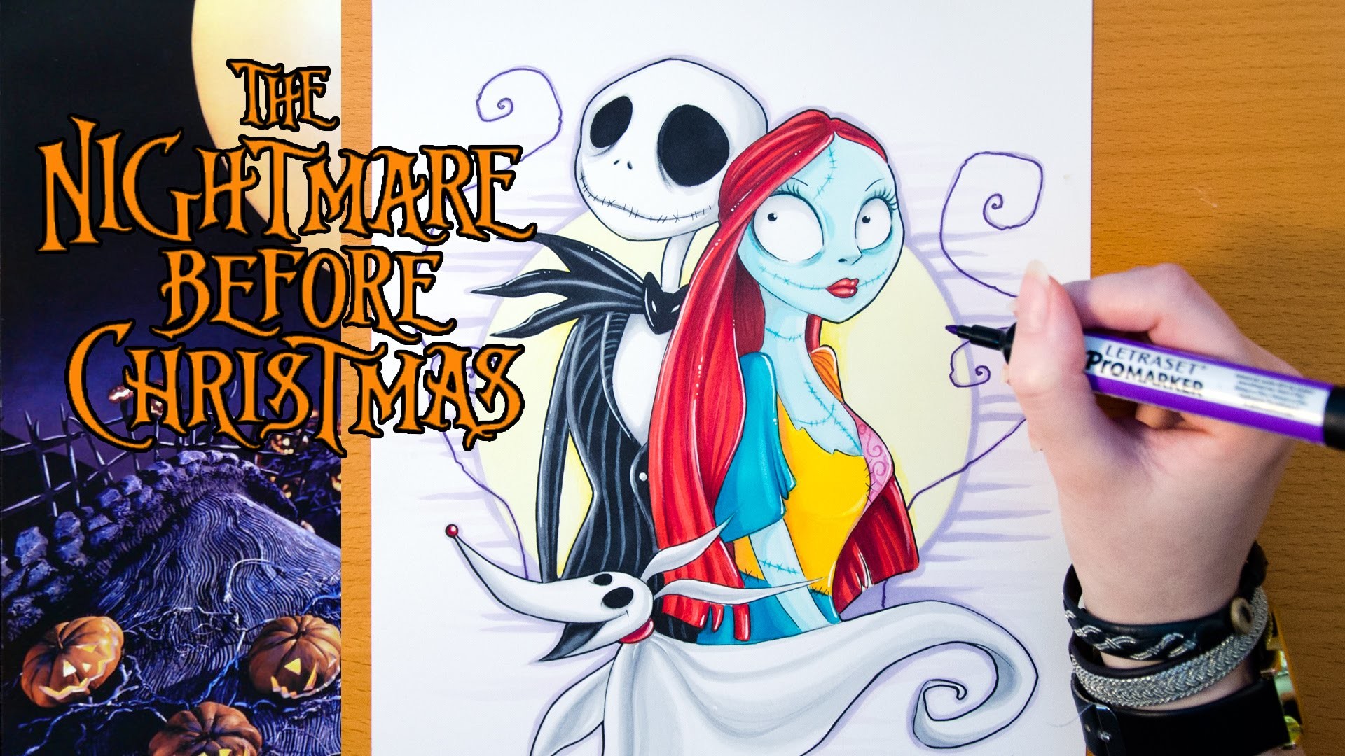 1920x1080 Speed Drawing The Nightmare Before Christmas 1920x1080.