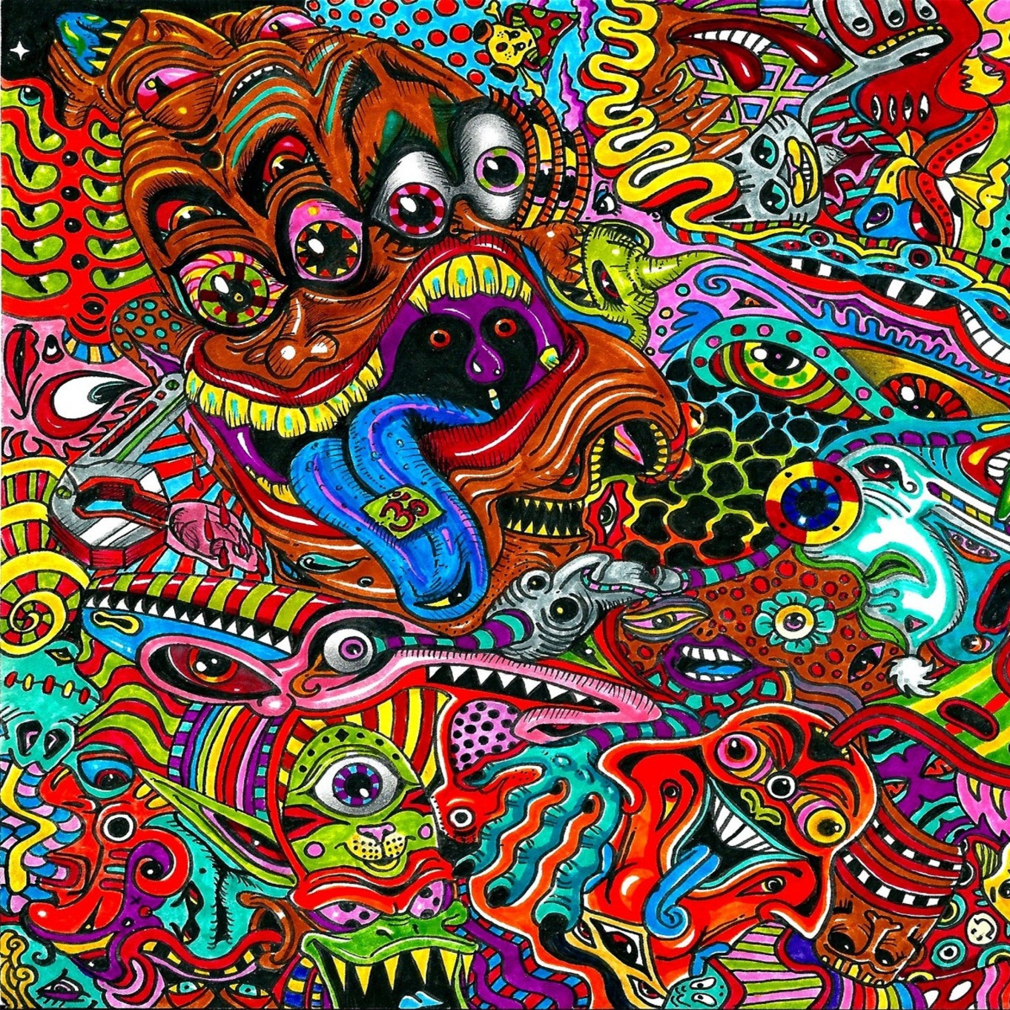 Psychedelic Art Wallpaper (70+ pictures)