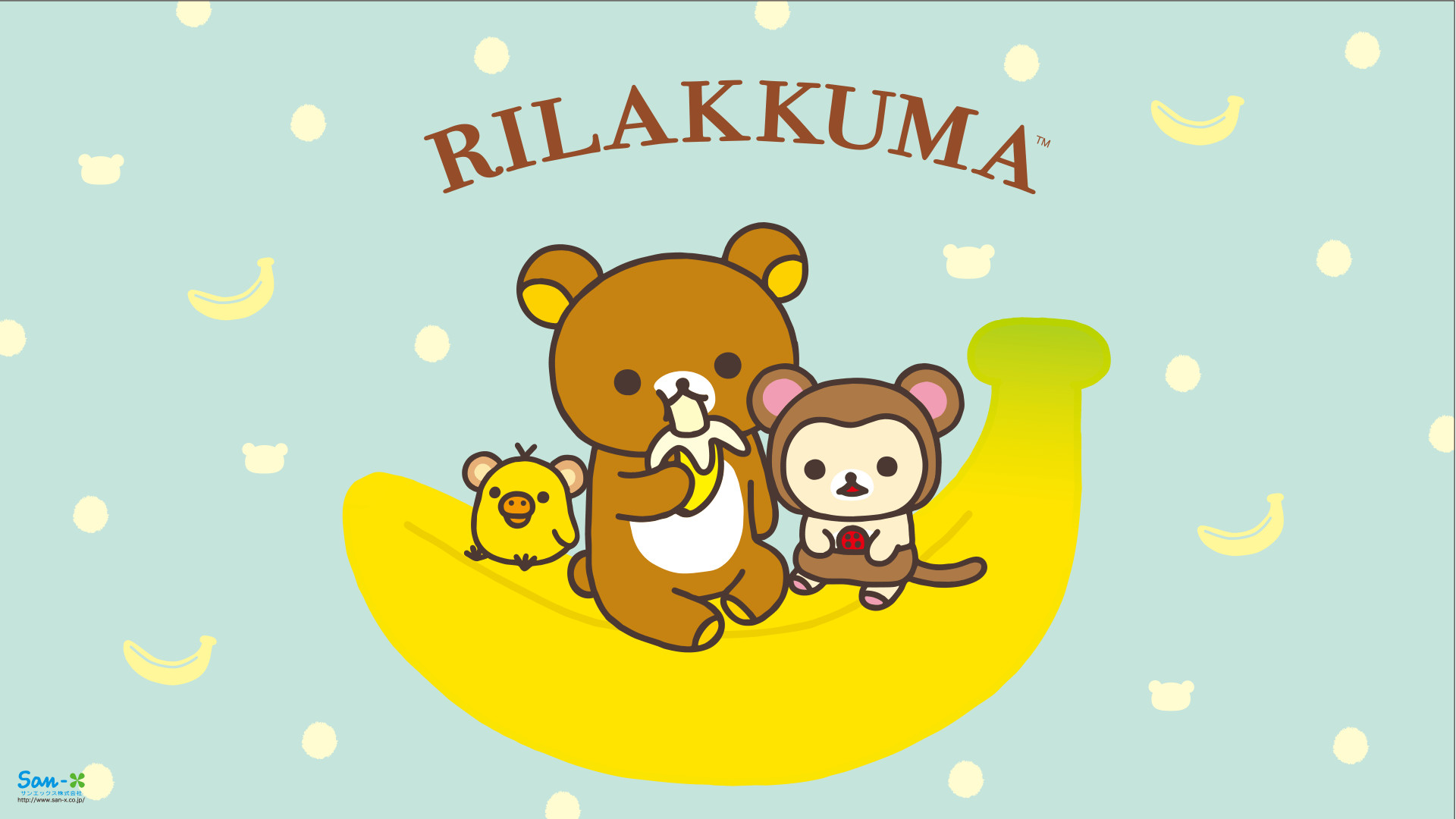 Brand new FREE downloadable Rilakkuma wallpapers  modeS Blog