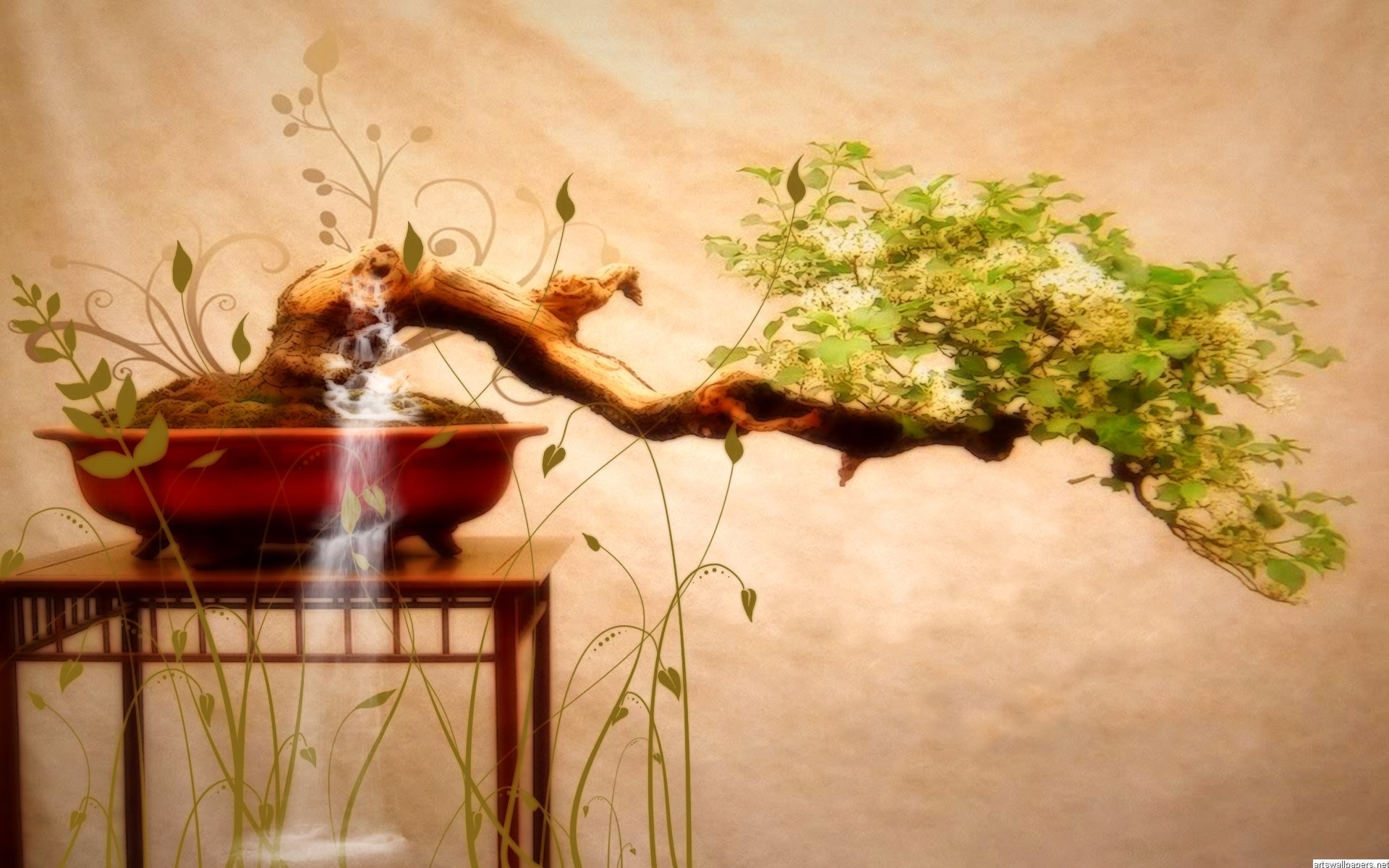 Japanese Bonsai Tree Art 1920x1200