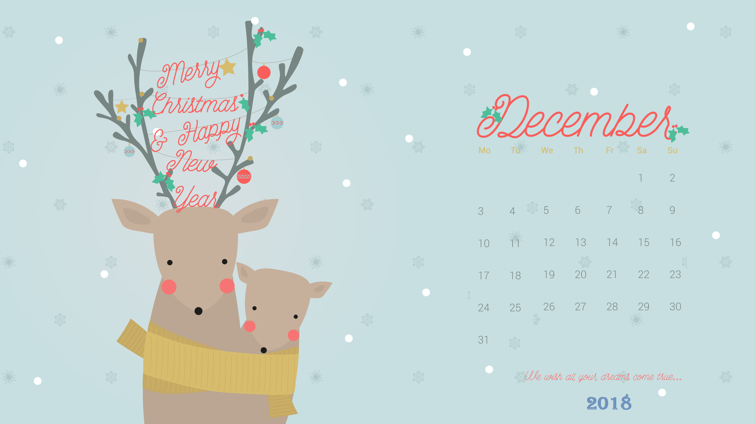 Desktop Wallpapers Calendar December