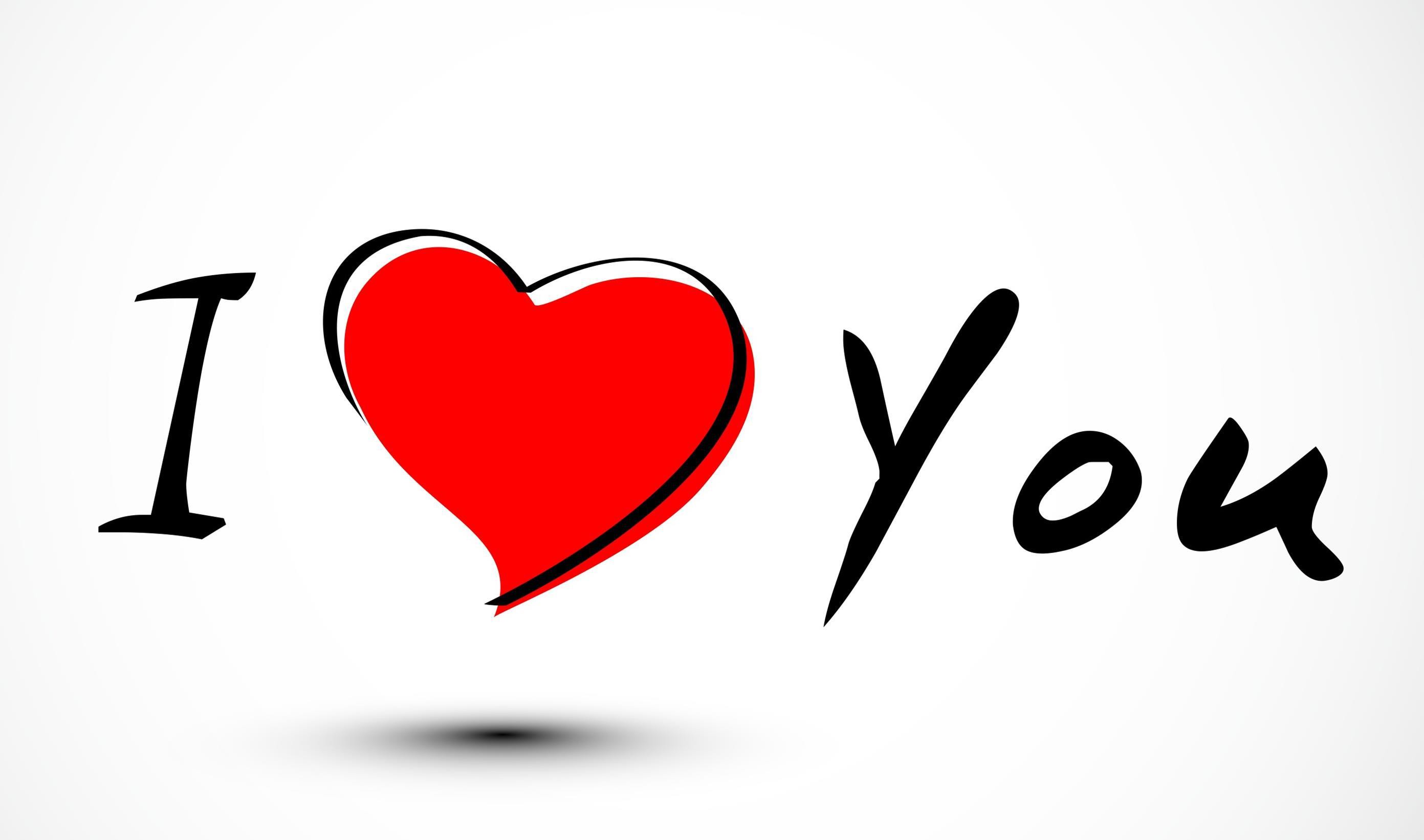 I Love You Computer Wallpaper 2783x1642