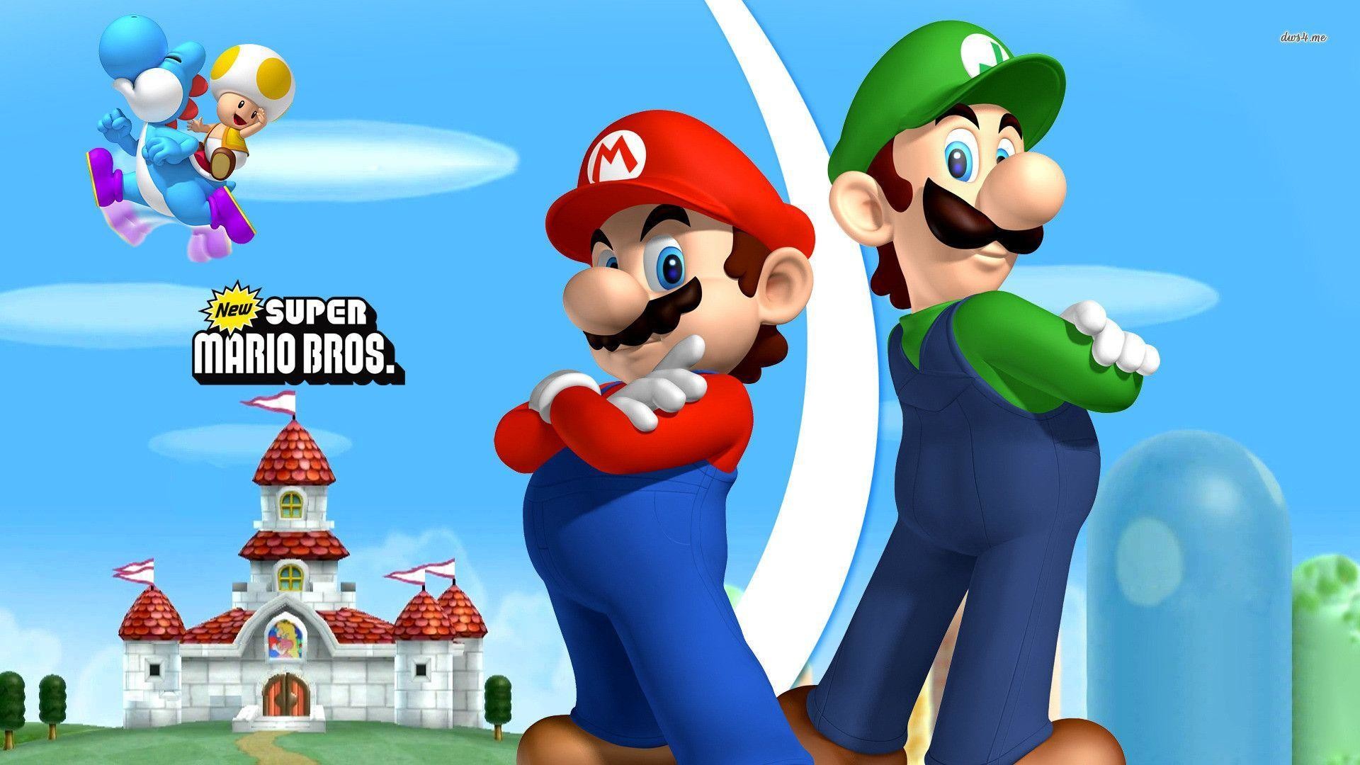 mario and luigi bowsers inside story wallpaper