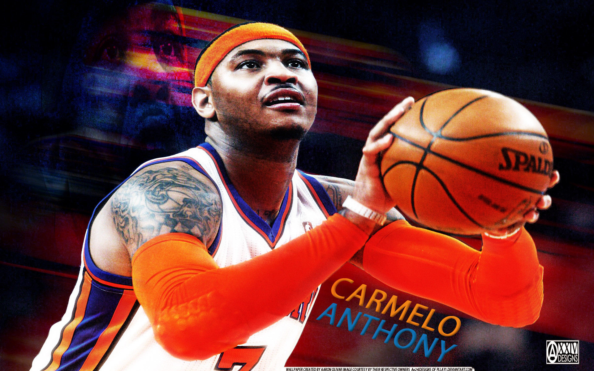 NBA TATTOOS Carmelo Anthony