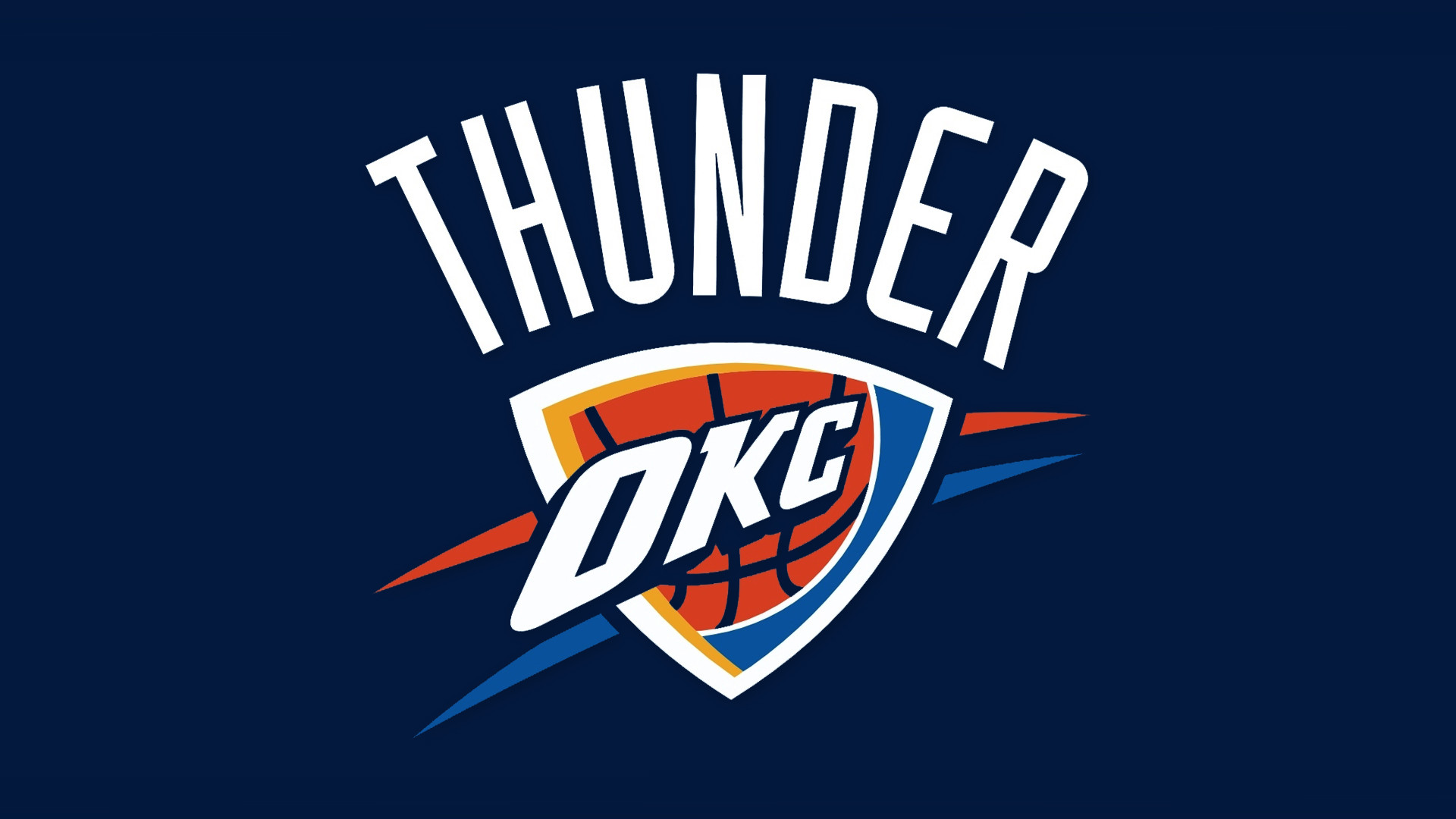 Oklahoma City Thunder Wordmark Logo Wallpaper by llu258 on DeviantArt