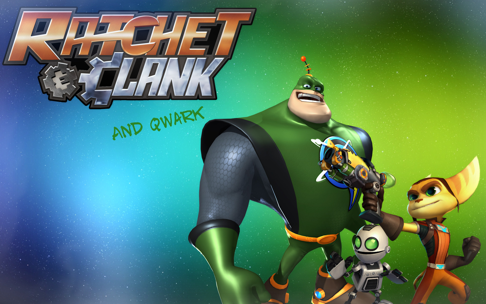 ... Ratchet And Clank - and qwark by Nolan989890 1920x1200