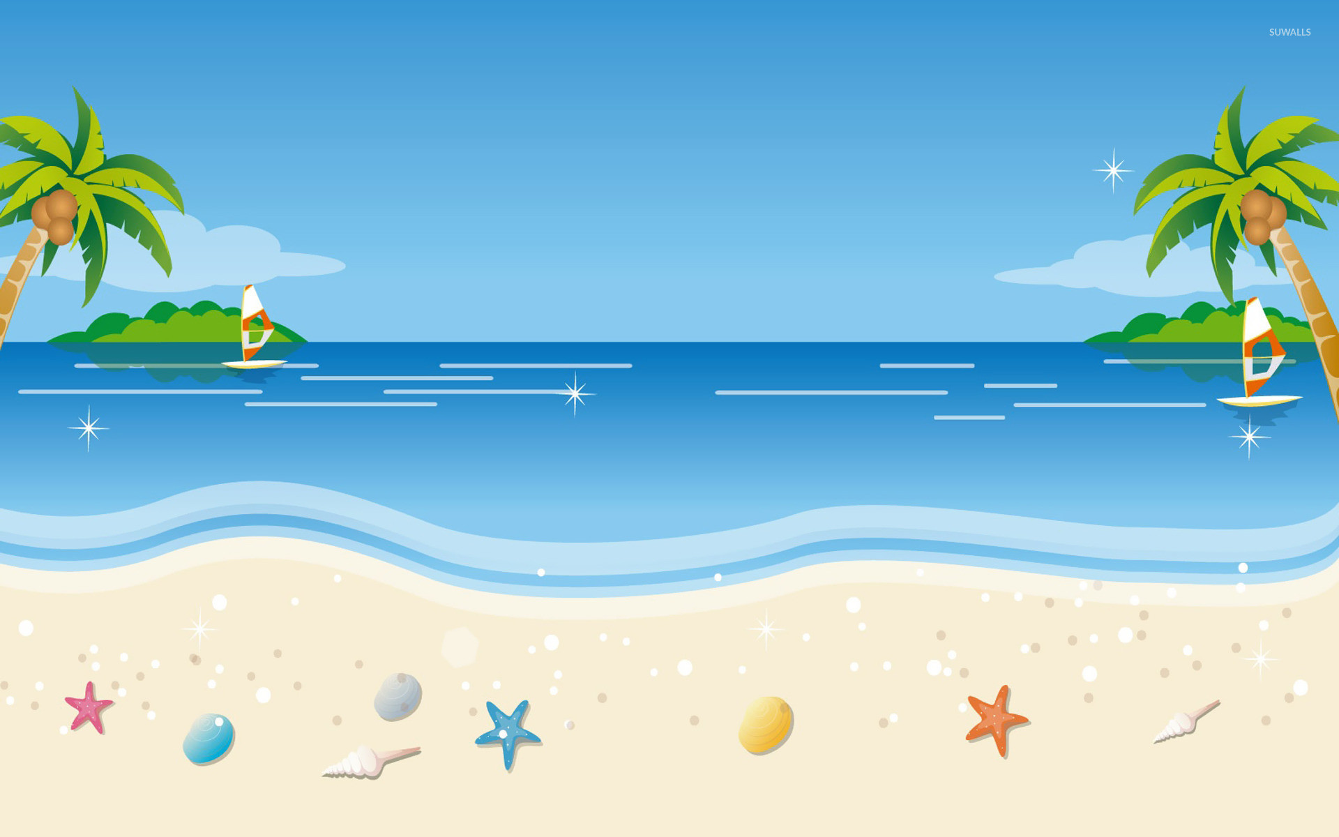 Summer Beach Wallpaper 1920x1272 56356 - Baltana