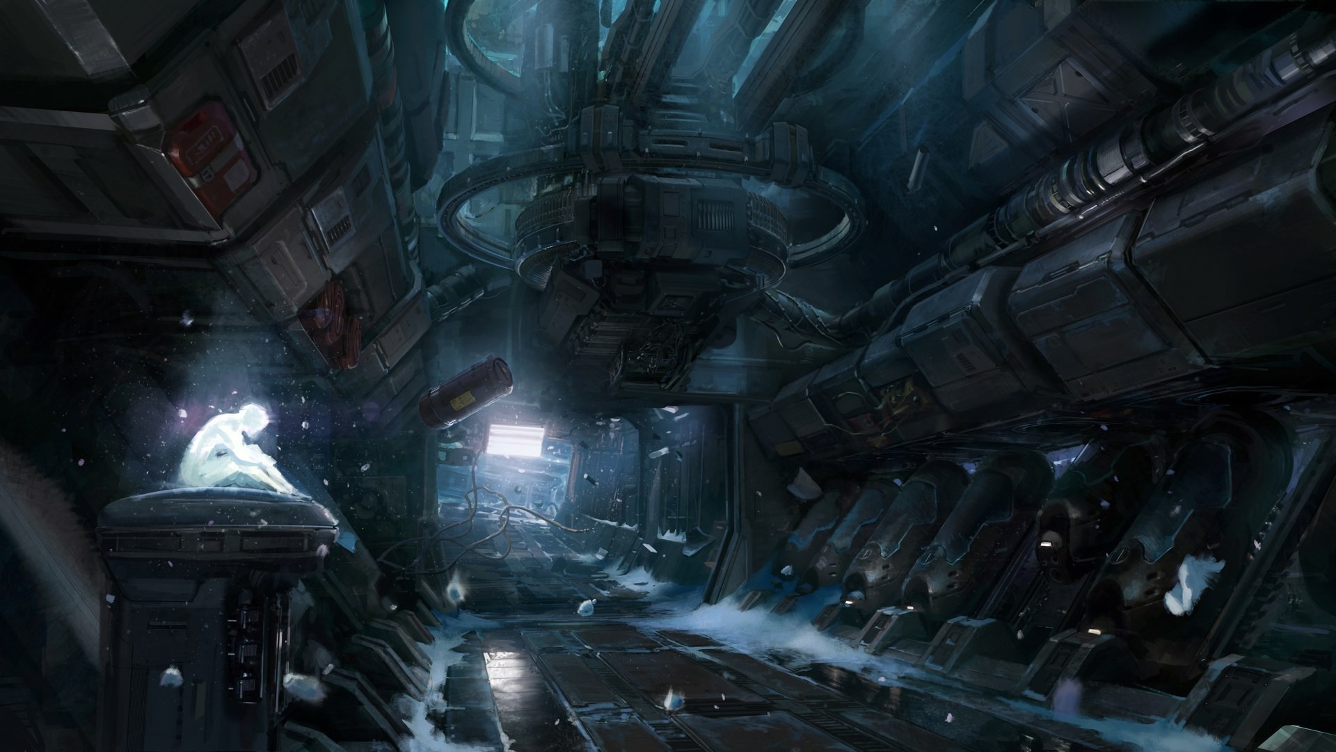 #Cortana, #Halo 4, #video games, #concept art, #Halo, wallpaper 1920x1081