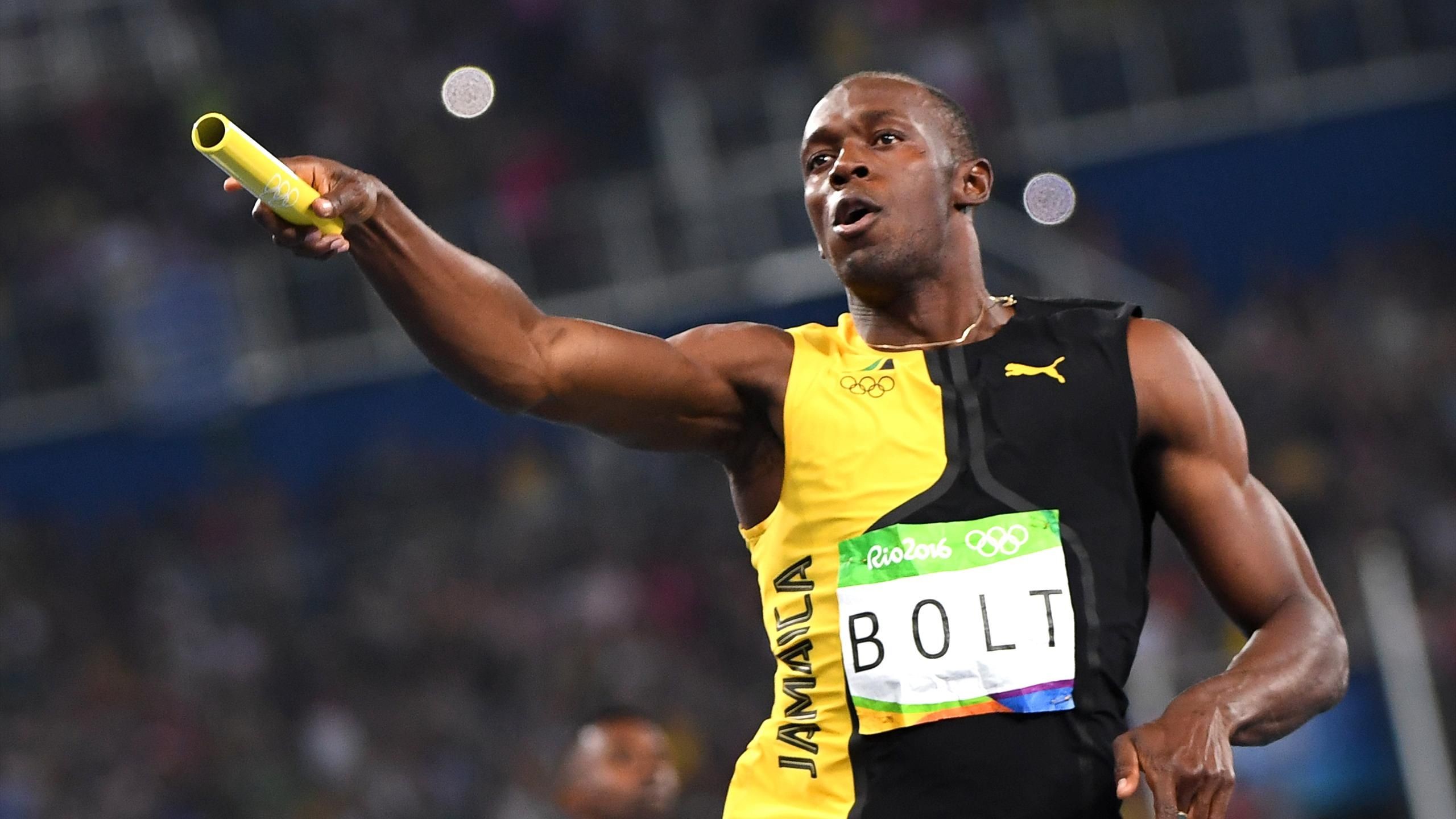 Das dritte Mal in Folge gewinnt Usain Bolt bei Olympischen Spielen je drei  Mal Gold!SID 2560x1440