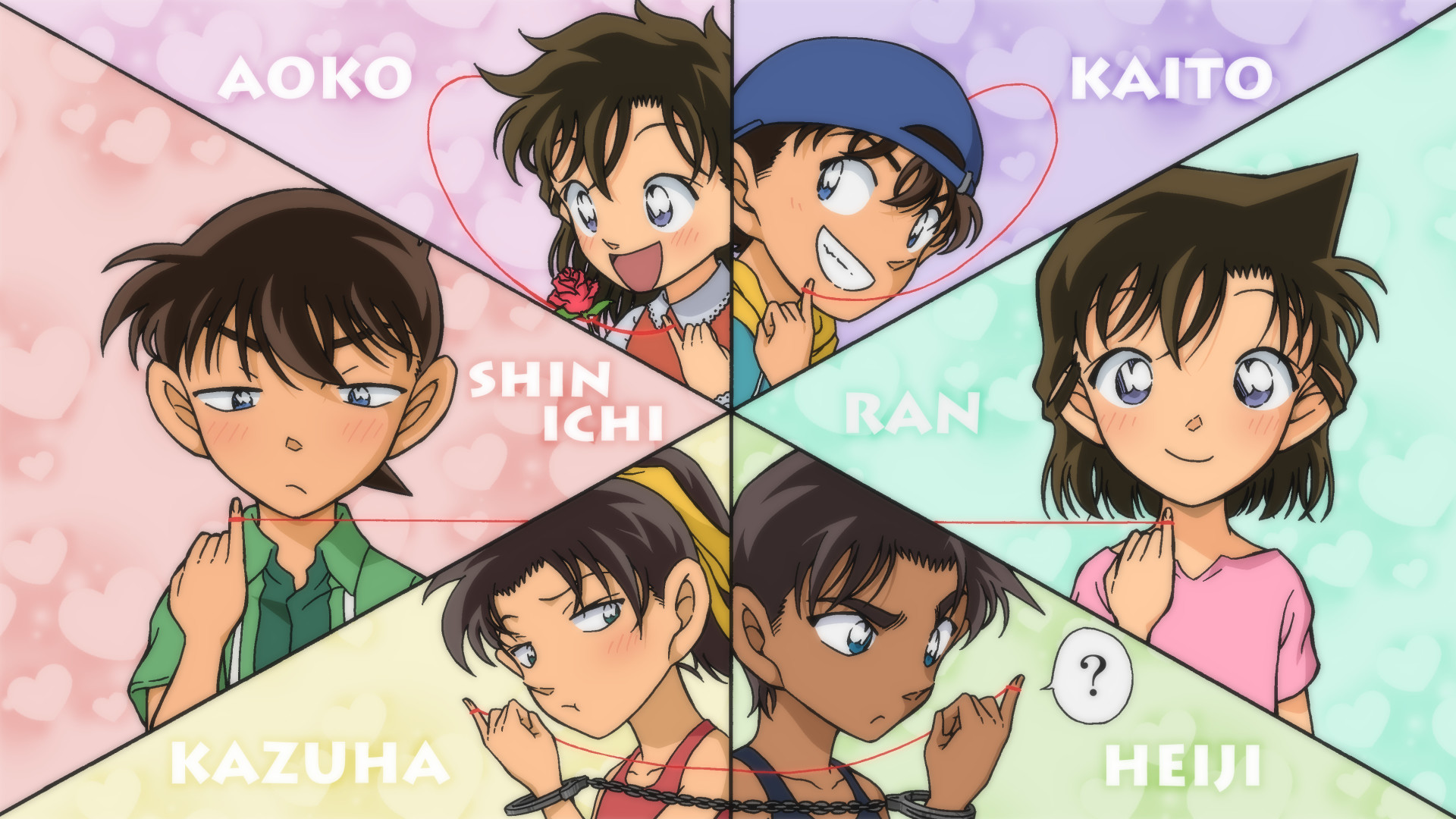 Mobile wallpaper Anime Love Couple Kiss Detective Conan Shinichi Kudo  Ran Mouri 944452 download the picture for free