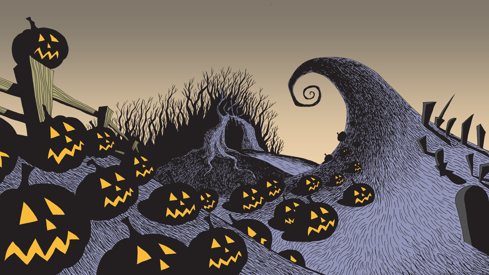 The Nightmare Before Christmas Backgrounds (61+ pictures)
