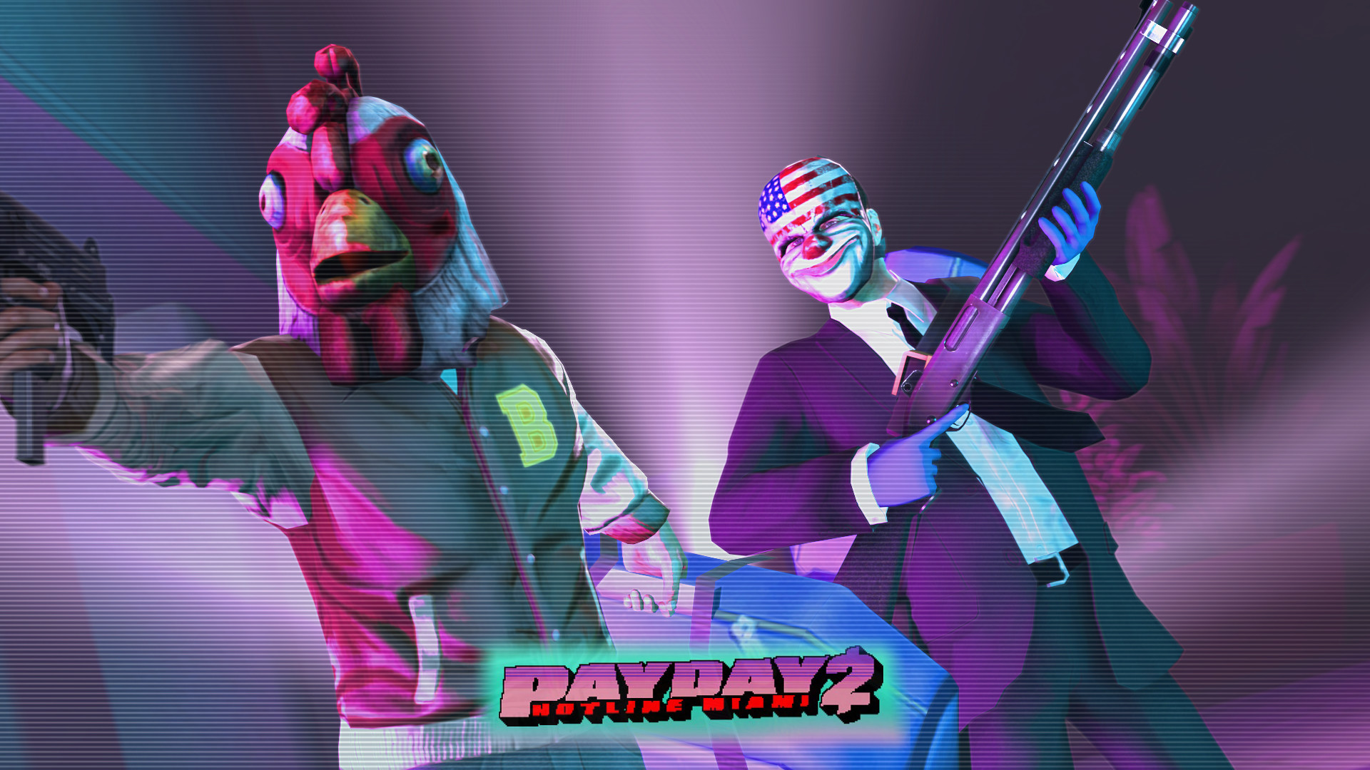 Payday 2 hotline miami pack фото 40