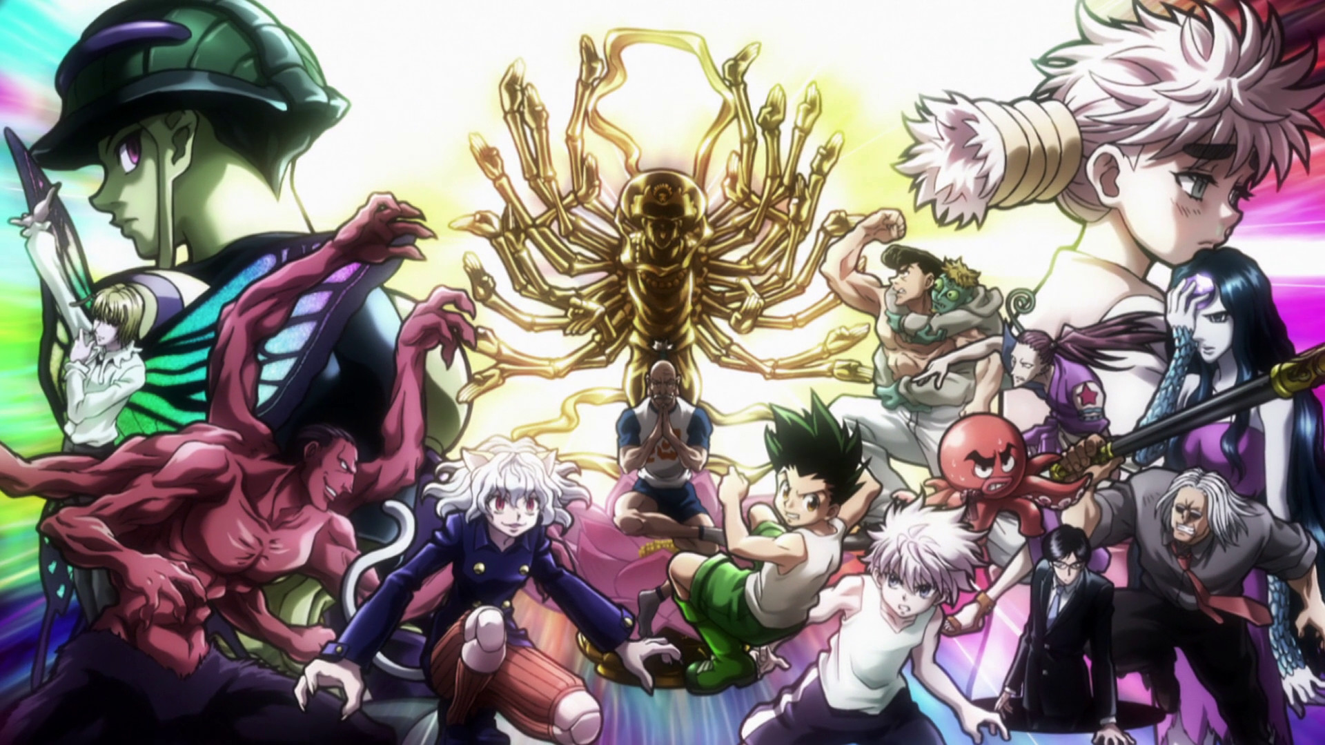 I made myself a Hunter x Hunter wallpaper and thought I'd share it