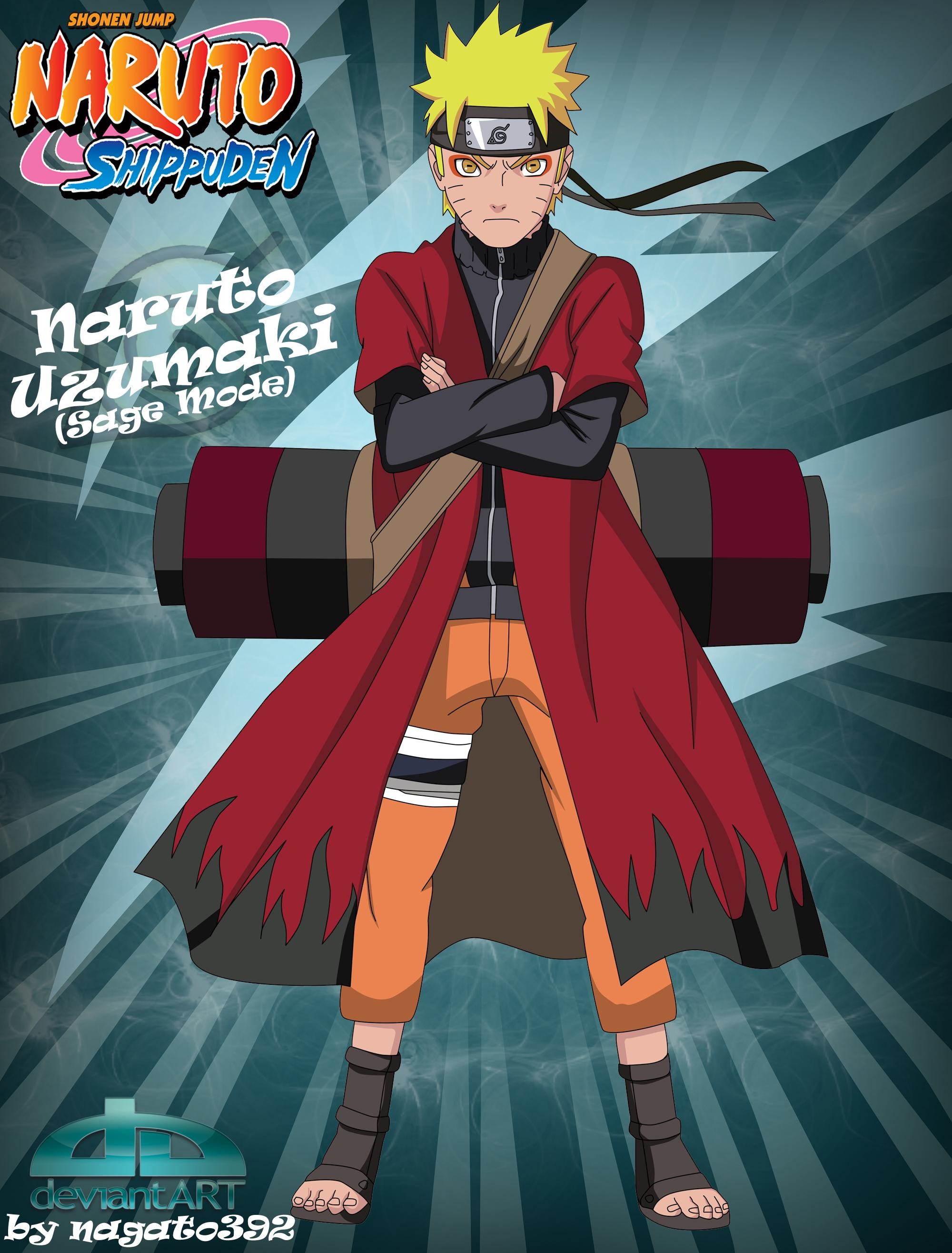 naruto tailed beast sage mode