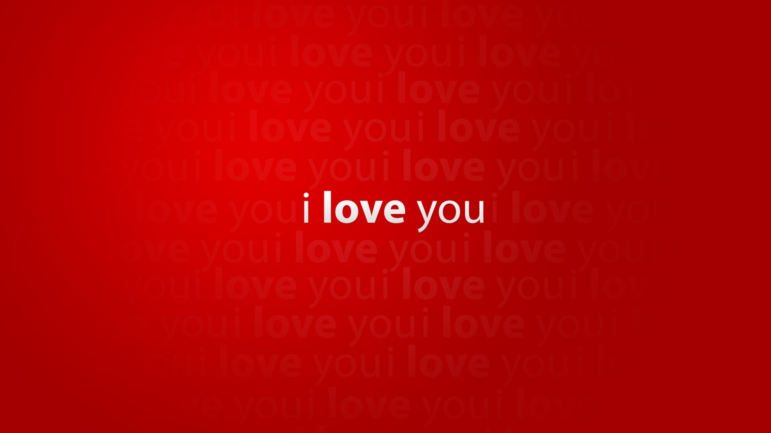 I Love You wallpaper 2560x1440