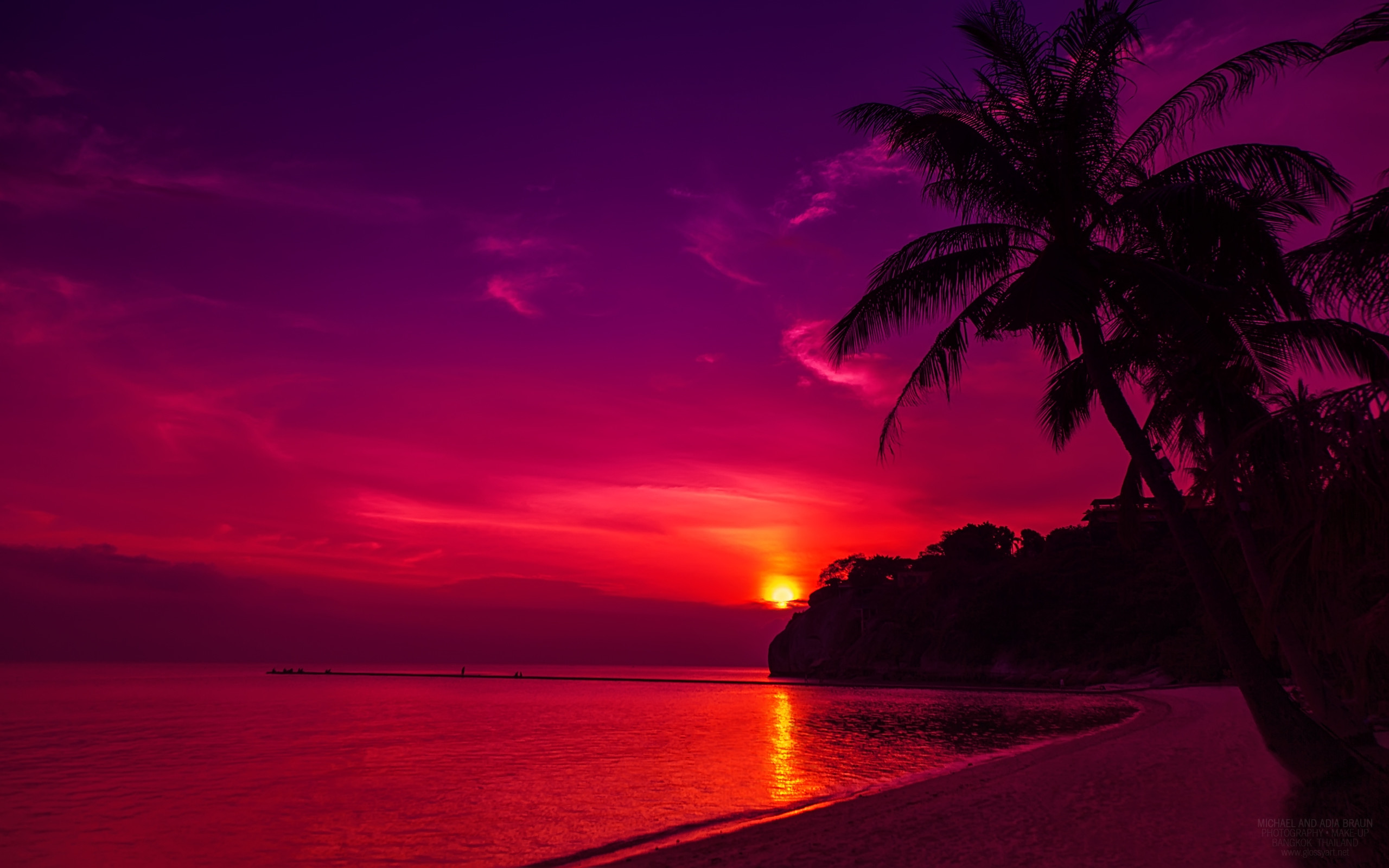 Sunset Beach Wallpaper (77+ pictures)