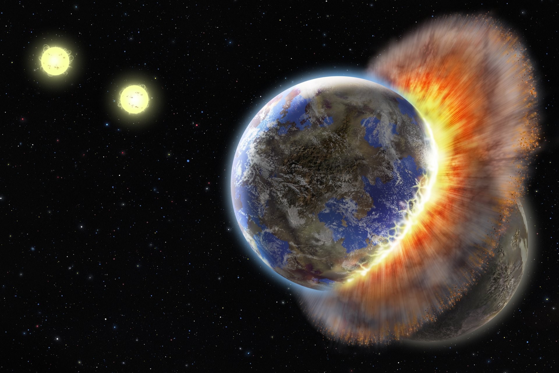 planet destruction energy black hole HD wallpaper 1920x1280
