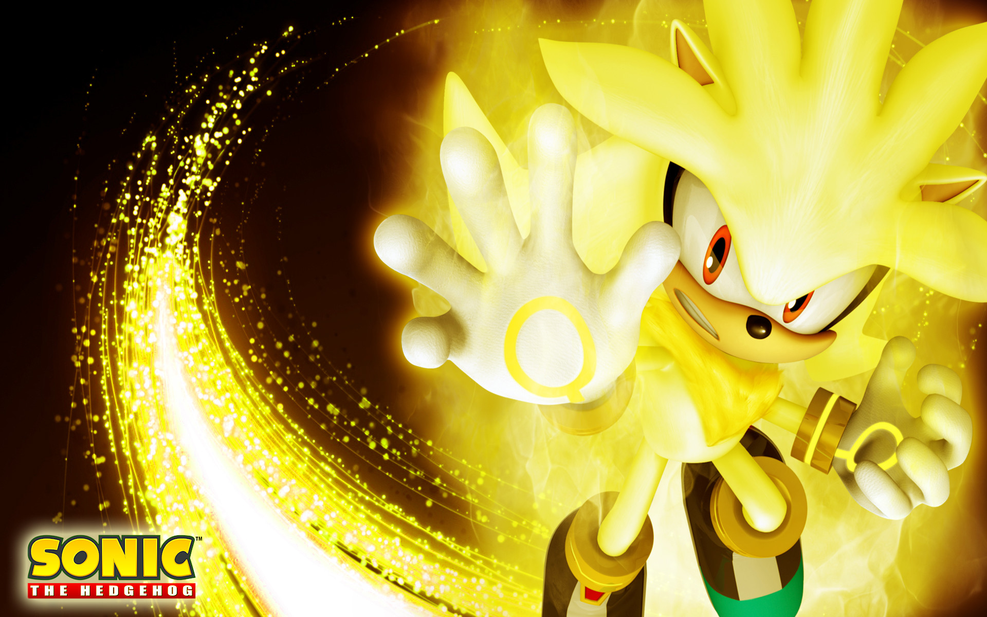 New official wallpaper artwork of Super Sonic for January 2023   rSonicTheHedgehog