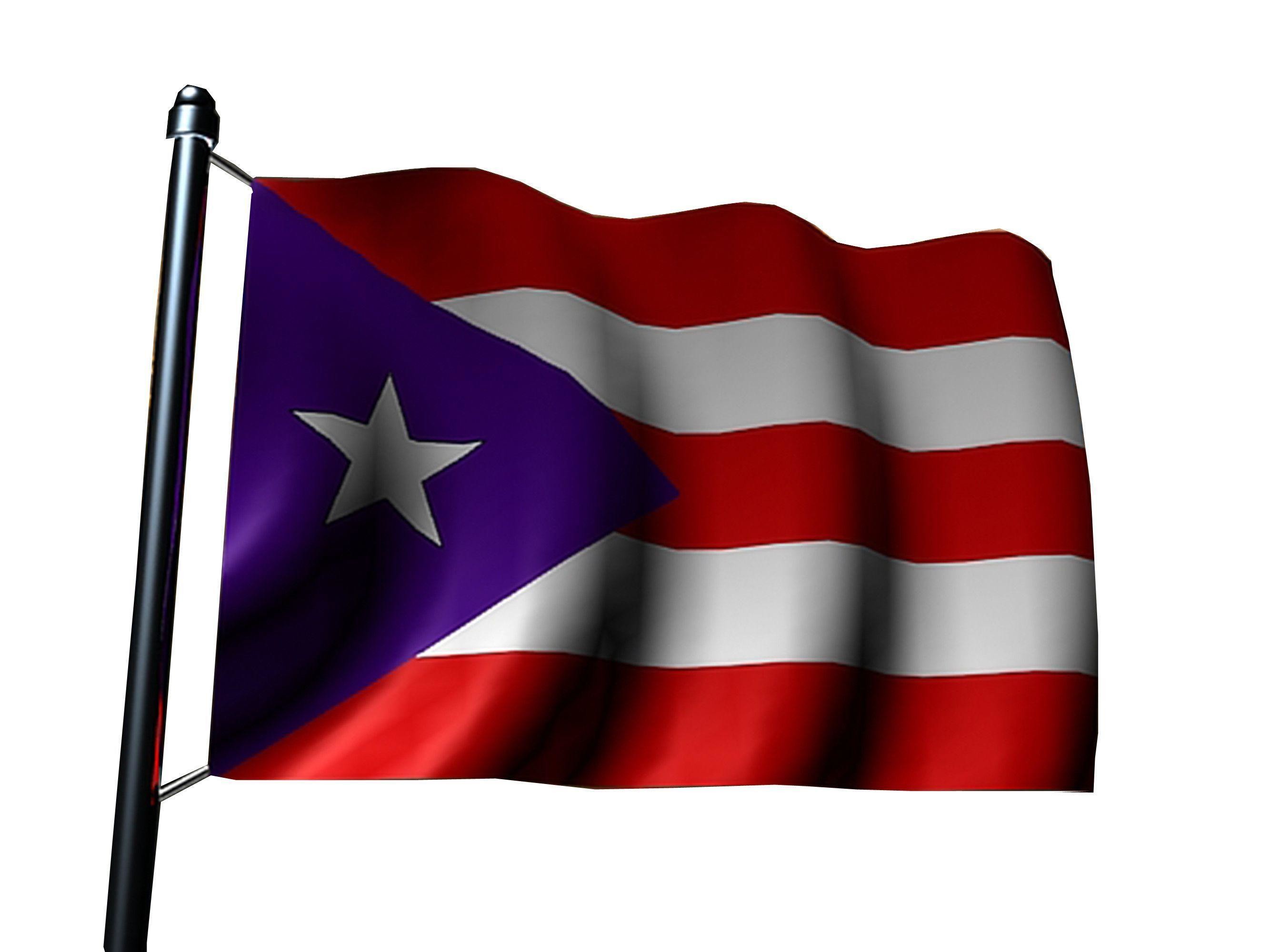 Flag of Puerto Rico Wallpaper by Juan Alvarez Lara