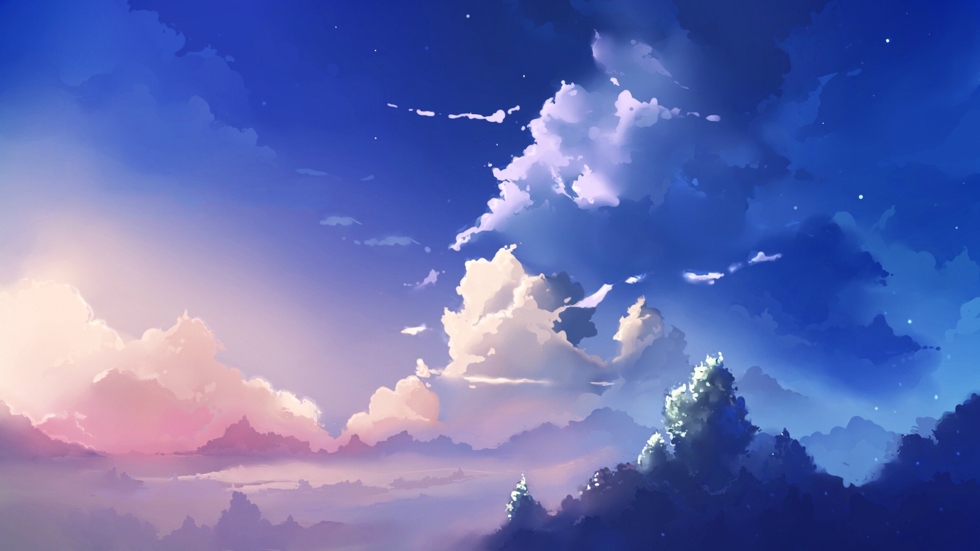 Anime Scenery Wallpaper Background ~ Sdeerwallpaper 1920x1080