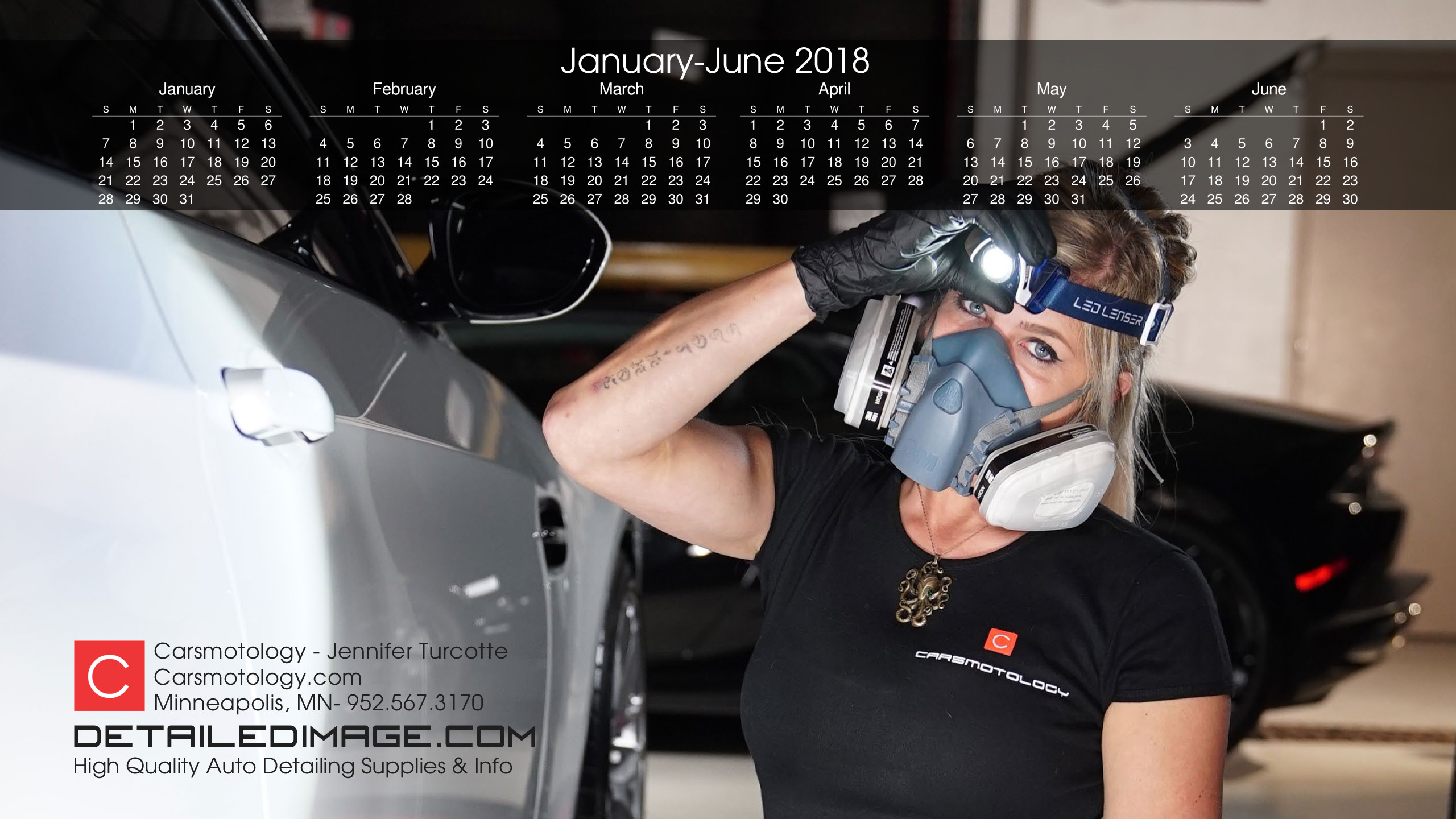 January - June 2018. Download Calendar | Download Wallpaper 2560x1440