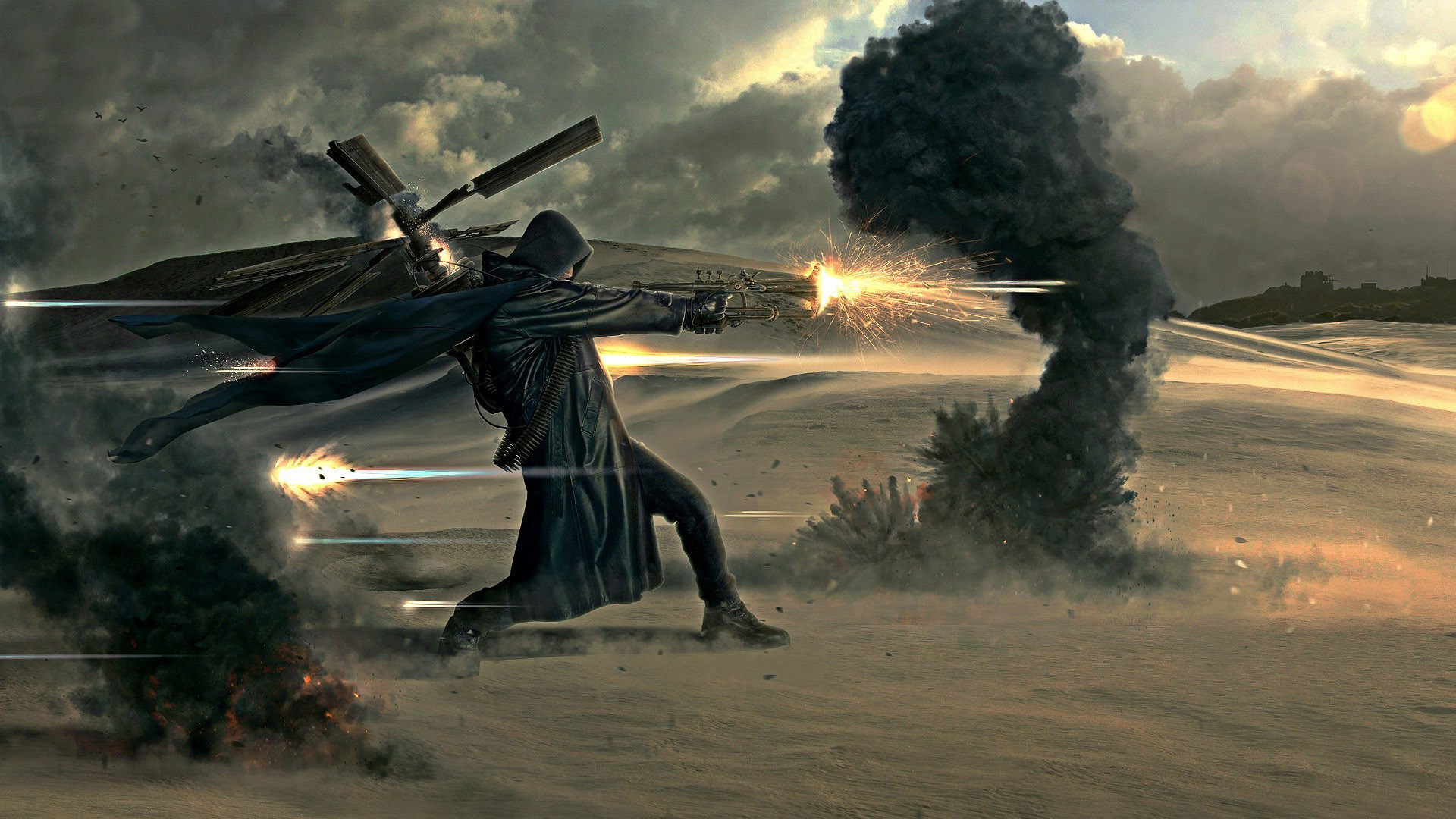 Steampunk soldier HD Wallpaper 1920x1080 1920x1080