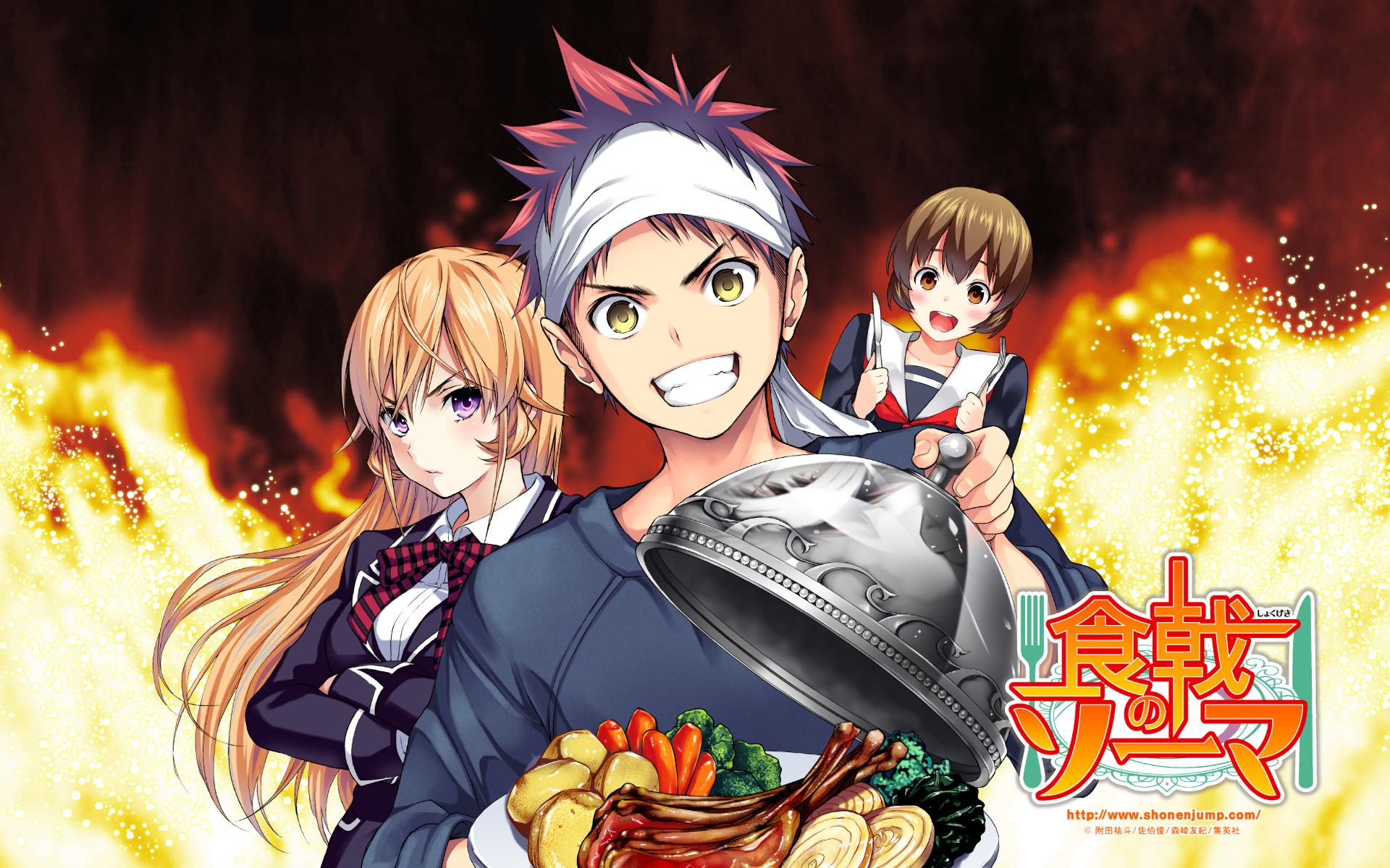 HD wallpaper: Anime, Food Wars: Shokugeki no Soma, Sōma Yukihira, pink  color