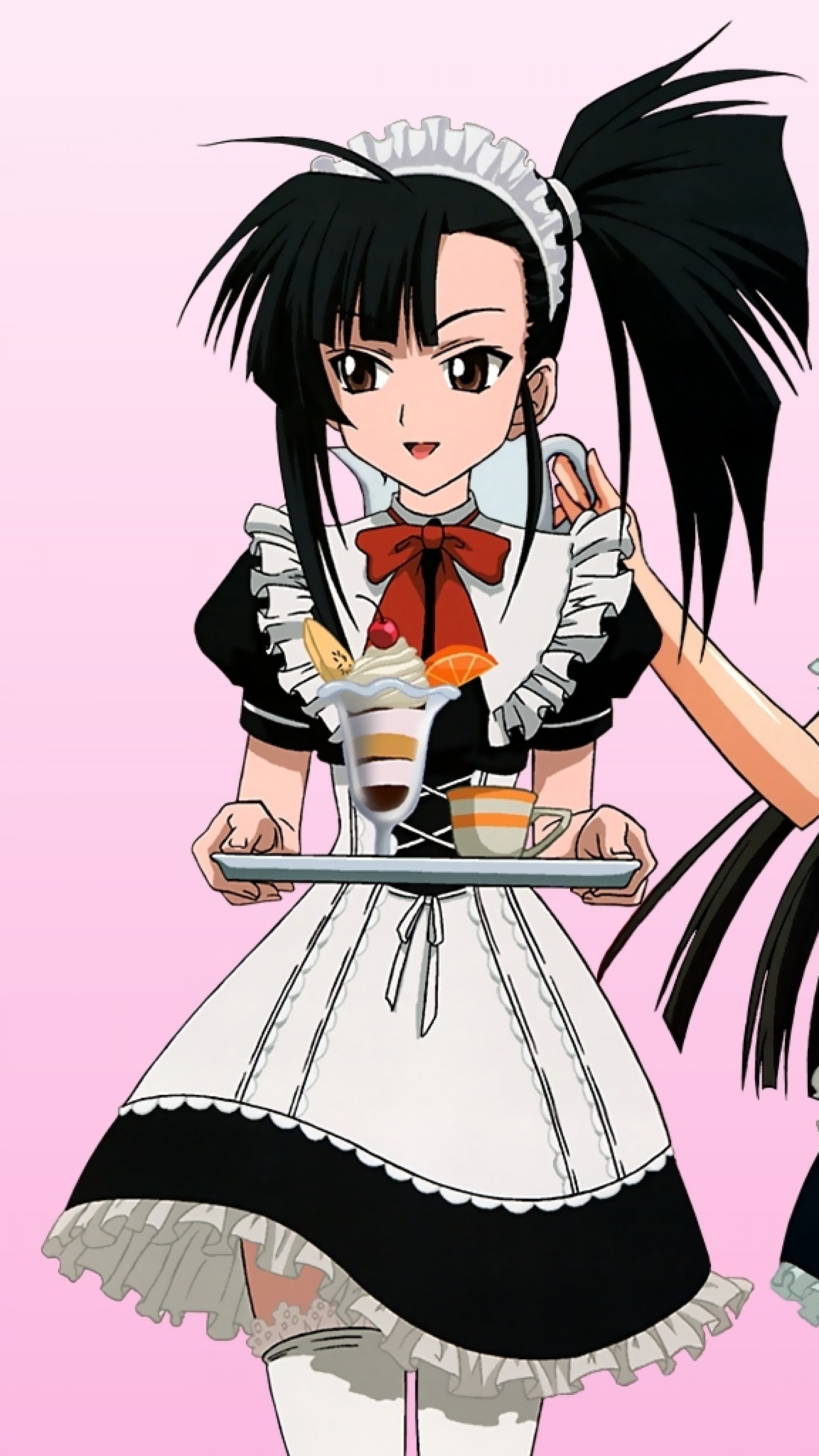 2160x3840 Wallpaper mahou sensei negima, konoe konoka, sakurazaki setsuna,  girls, maids 2160x3840