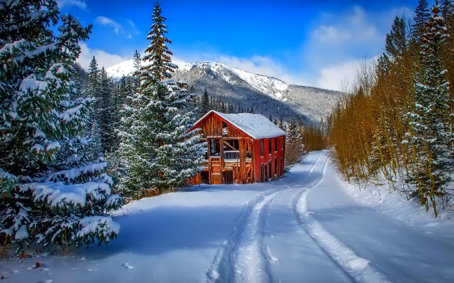 Winter Cabin Wallpaper 71 Pictures