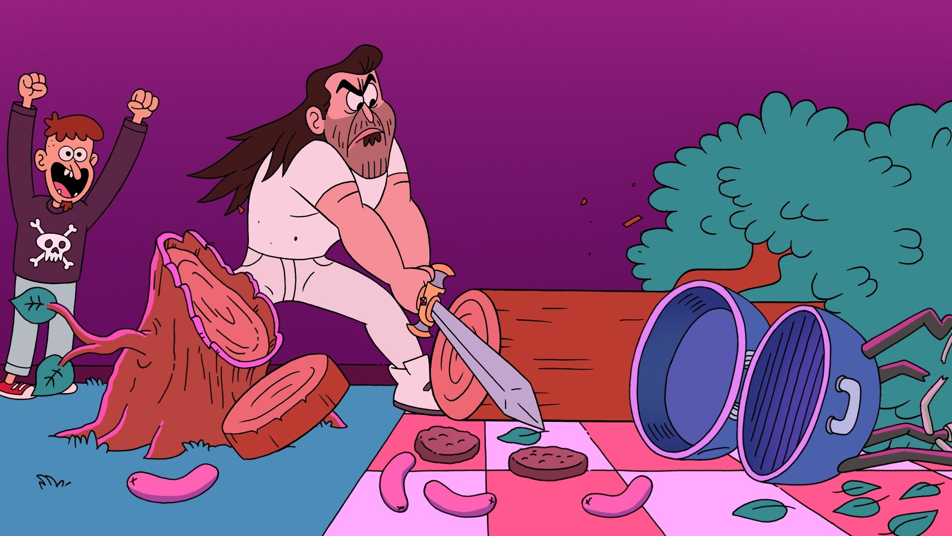 Uncle Grandpa is everyone's "magical" uncle and grandpa who, along with his  eclectic merry gang, travels the world in a mystical RV helping people  however, ... 1920x1080