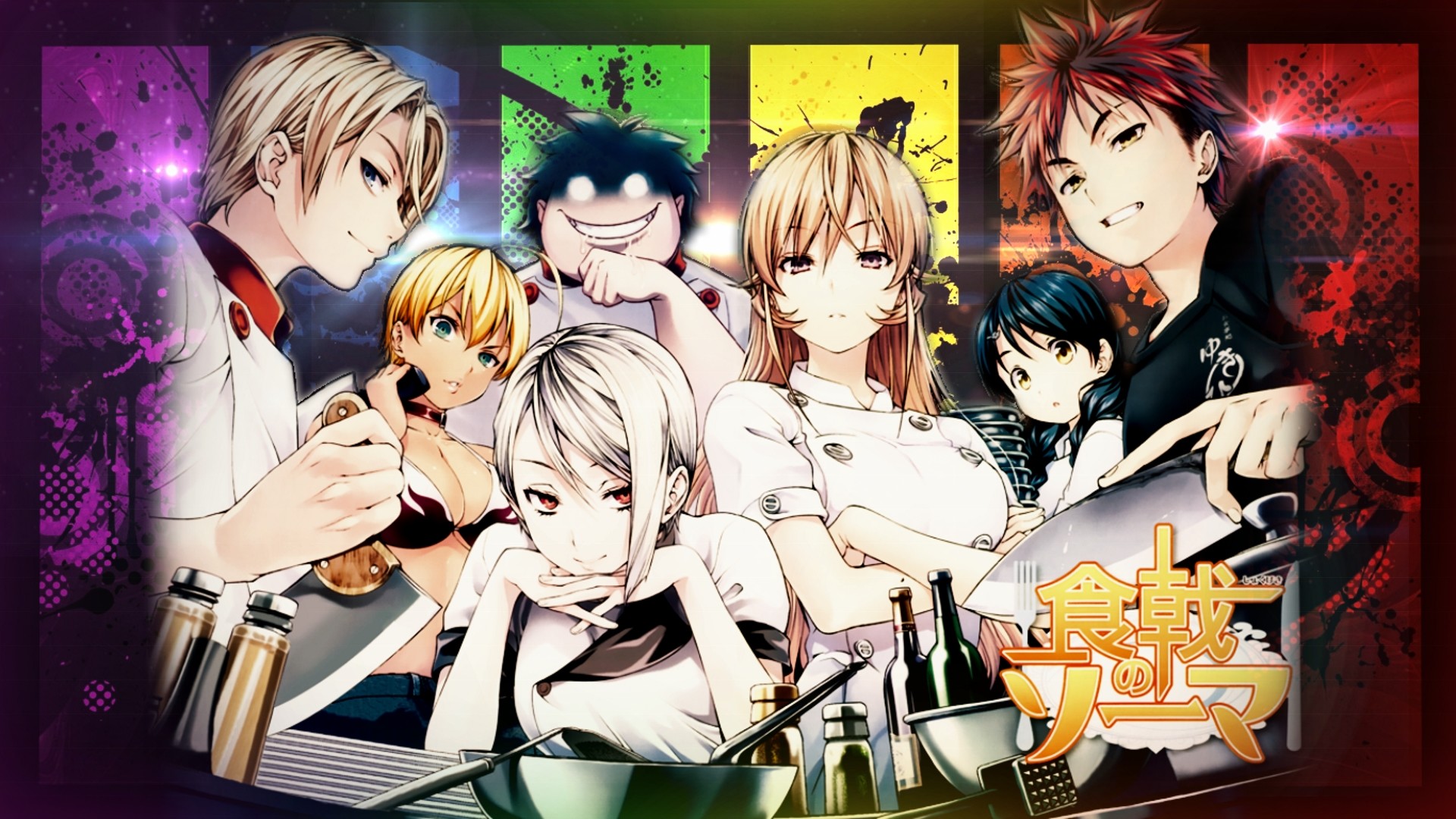 Wallpaper anime boy, artwork, sōma yukihira, shokugeki no soma desktop  wallpaper, hd image, picture, background, 91aba0