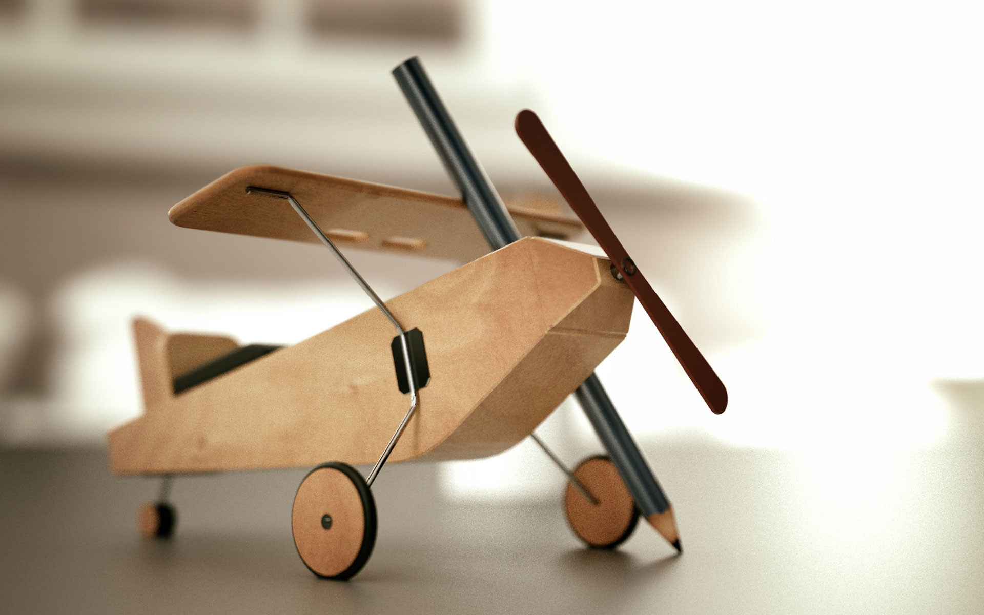 Toy Airplane HD Wallpaper 1920x1200