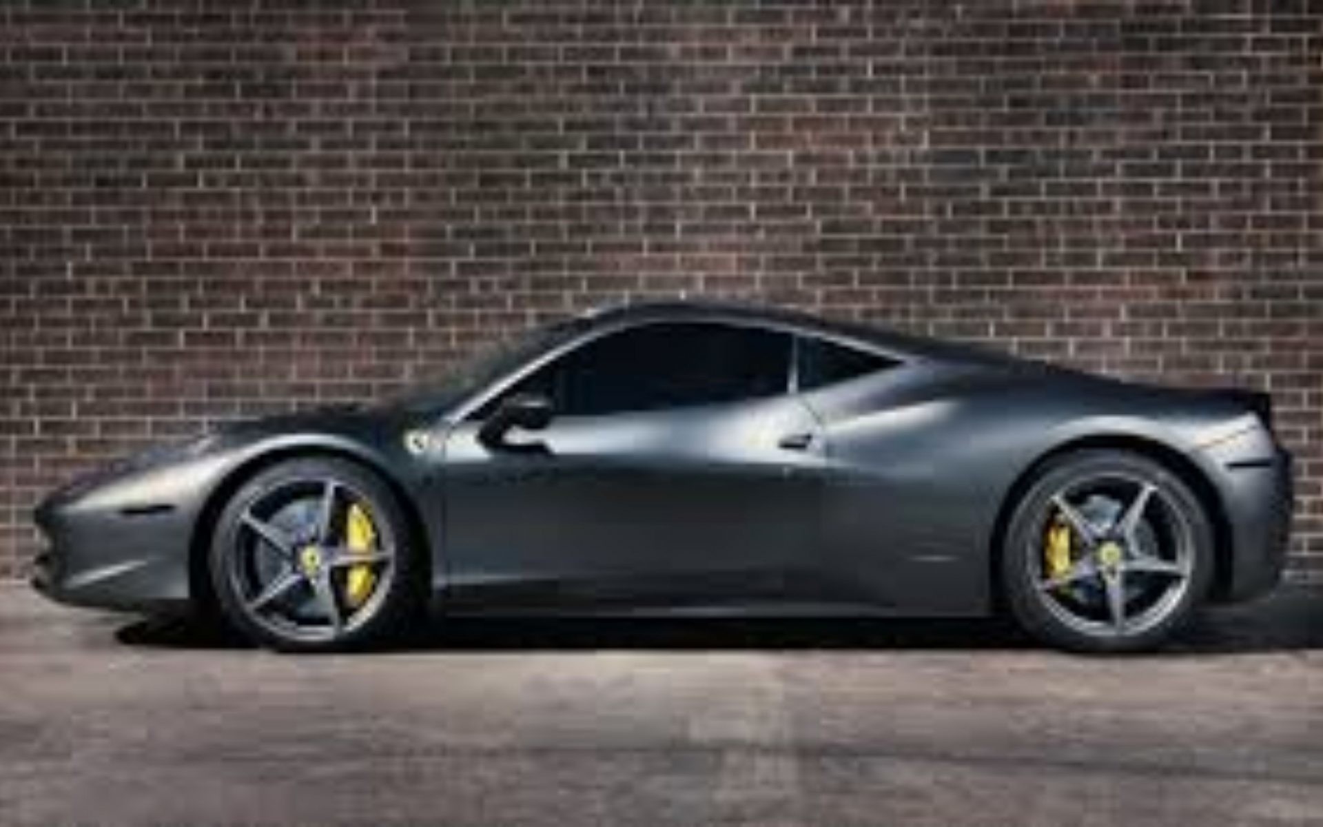 Grey Ferrari 458 4K Wallpapers 1920x1200