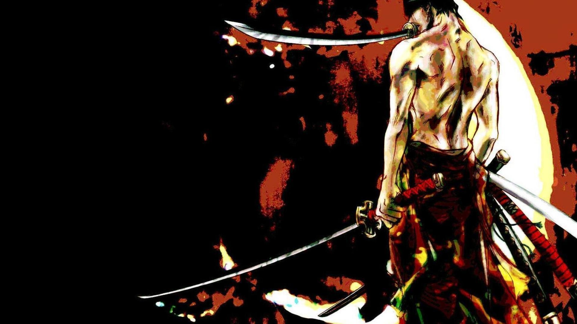 One Piece (anime) Roronoa Zoro wallpaper, 1920x1080