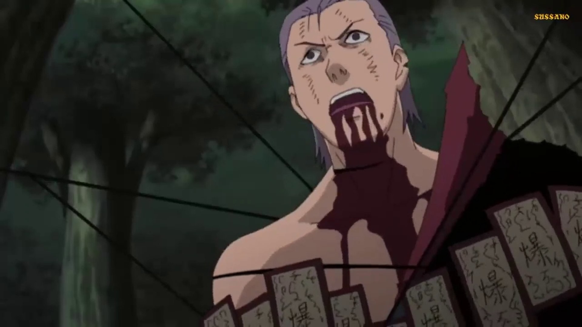 Kakashi,Team Asuma And Naruto vs Hidan And Kakuzu (English sub) 1920x1080