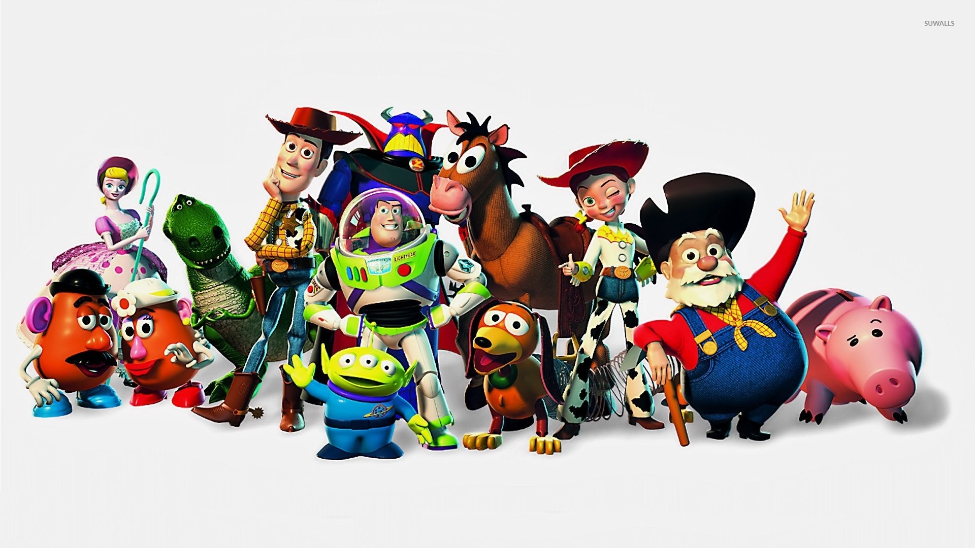 South Park style Wallpaper 4K, Toy Story, Woody, Buzz Lightyear, #9378