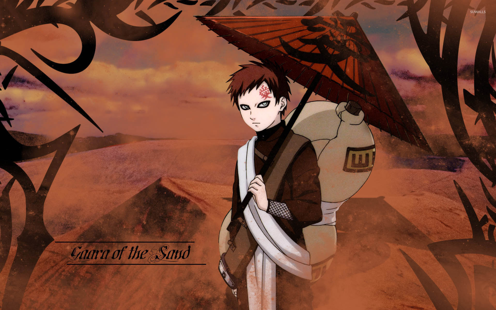 Wallpaper Kazekage, Naruto, Gaara, Sand Bag - Resolution:2953x1800 - Wallpx