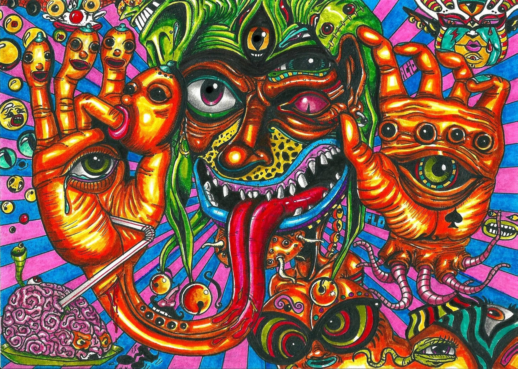 Psychedelic Art Wallpaper 70 pictures