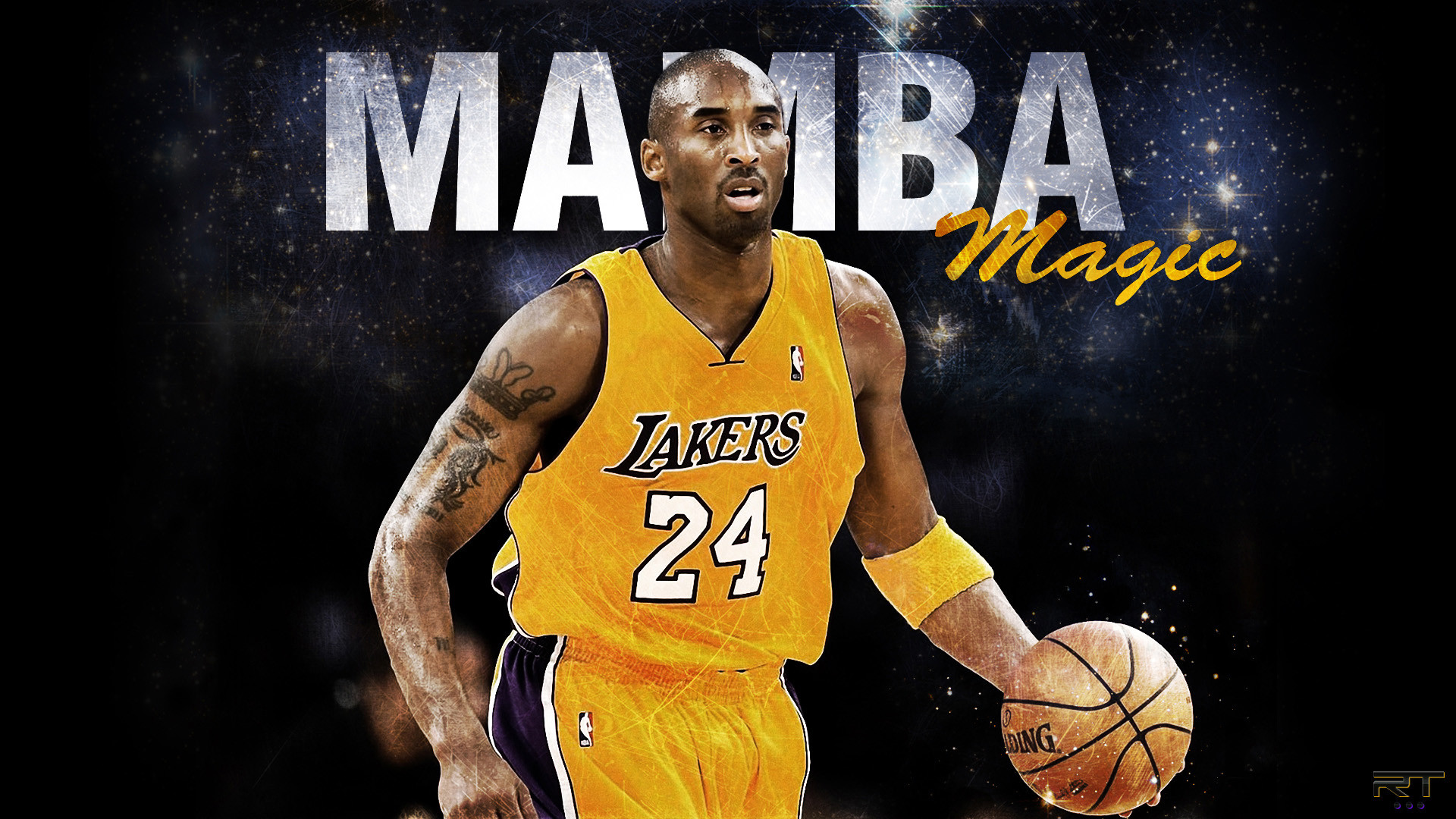 Download Kobe Bryant's 24 Logo Wallpaper
