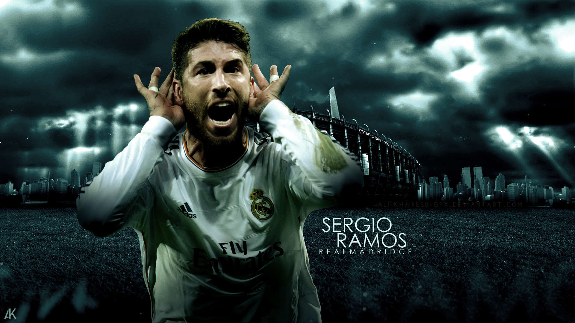 Sergio Ramos Real Madrid 2019-2020 Wallpaper by szwejzi on DeviantArt