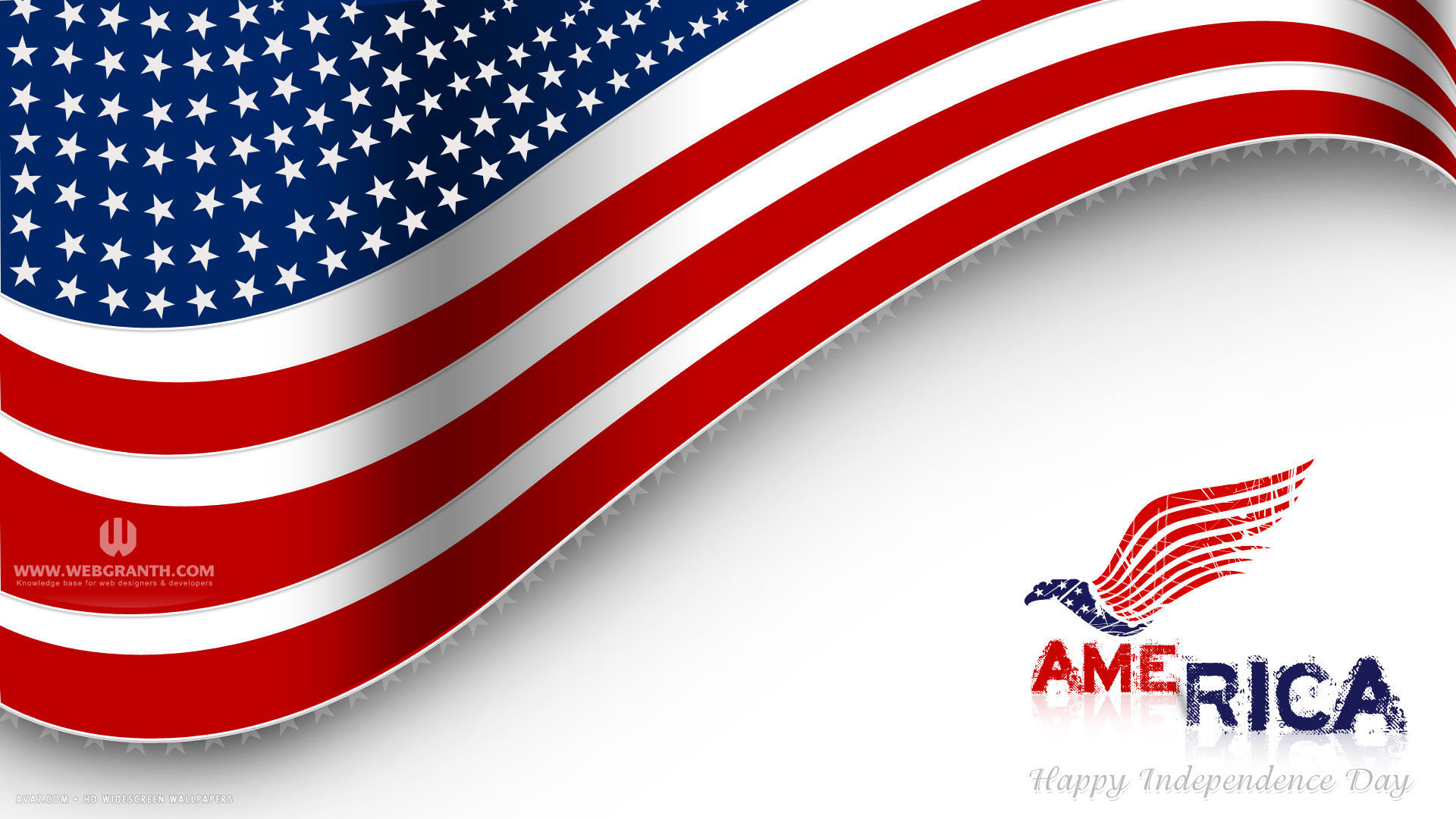 happy independence day 4th of july america flag vector holiday hd  widescreen wallpaper 1920x1080