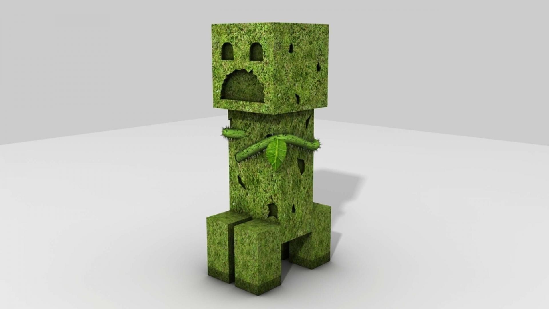 Creeper Minecraft Pictures HD Wallpaper 1920x1080.